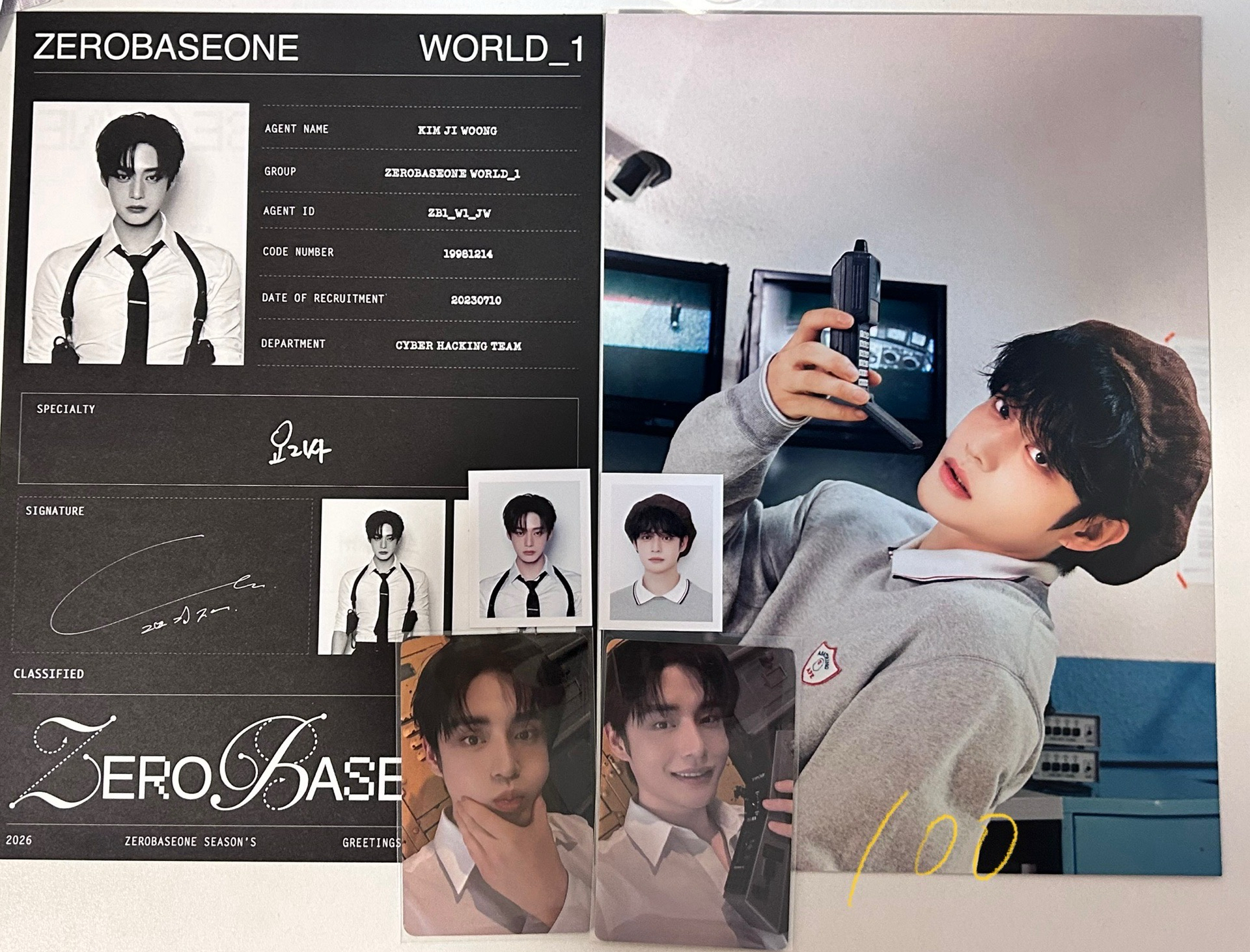 雄AM特典+年曆個人set 