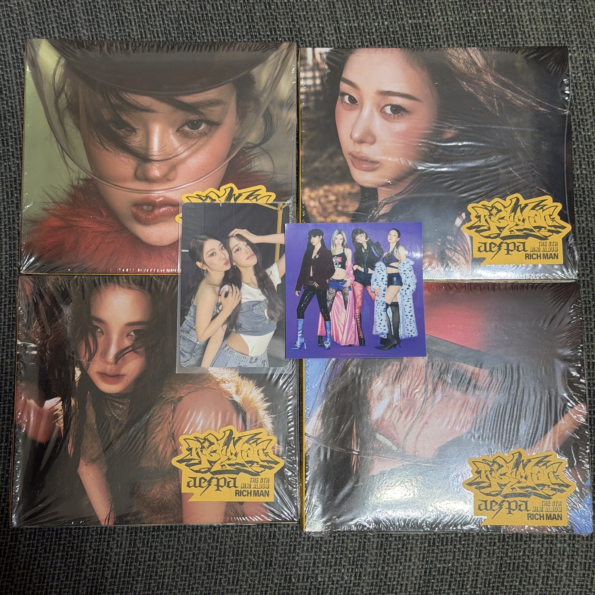 aespa 11/27日巡大阪場 雙人卡冬柚吉寧套組、日專雙人卡組