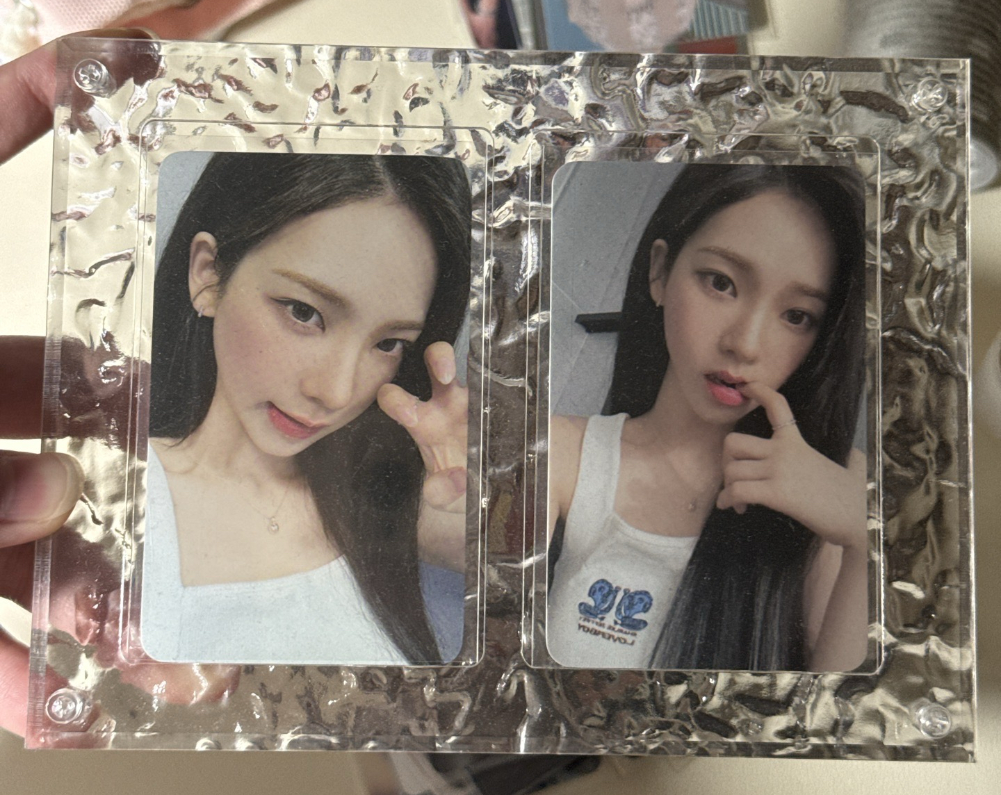 現貨 不誠出 貓爪柚 展會柚 咬指柚 連著壓克力展示架一起出（水波紋展示架 含底座）