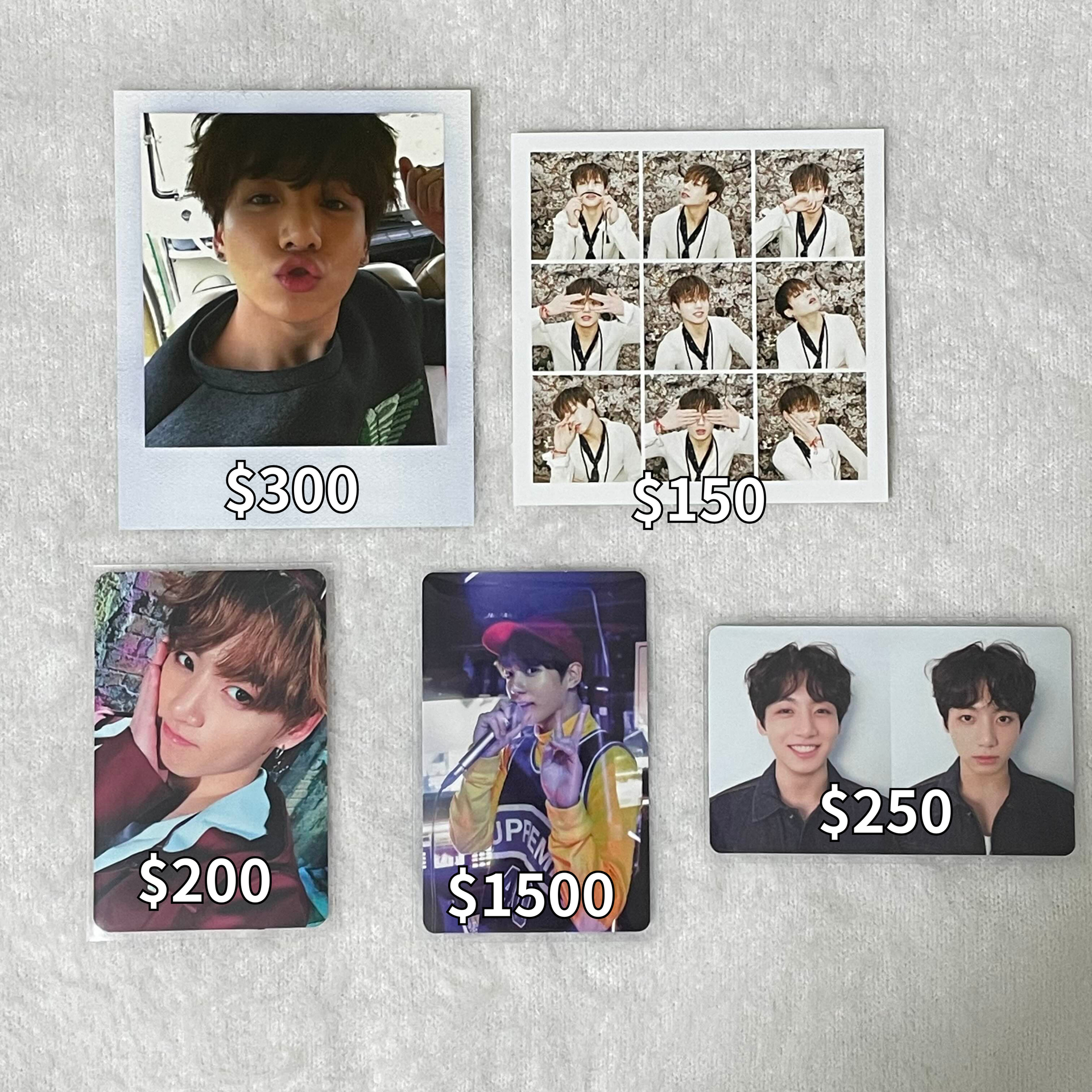 BTS 田柾國小卡 Jungkook