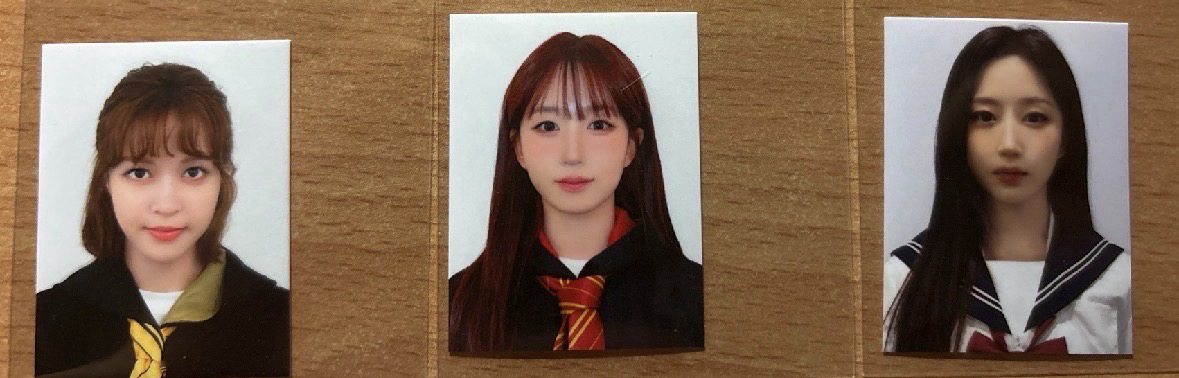 三張證件照（當綁卡）