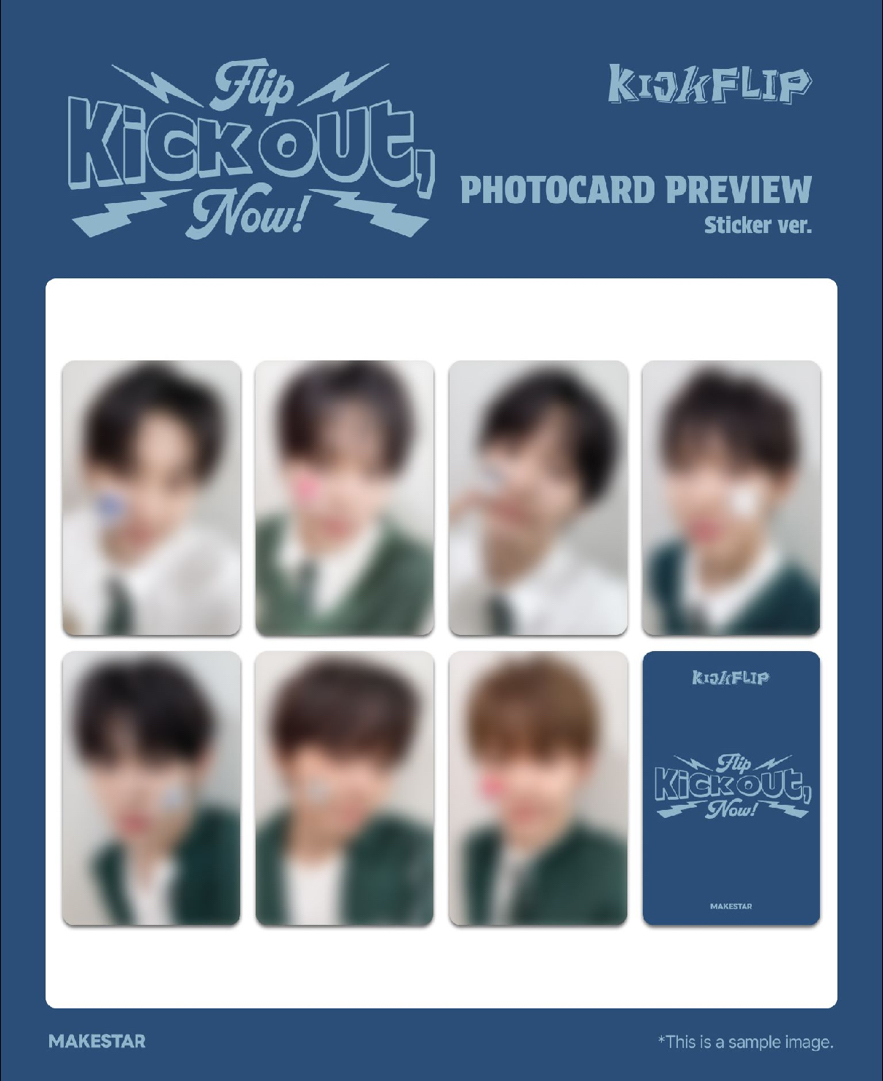 kickflip 迷二 ms 台北合照 簽售卡 貼紙ver.