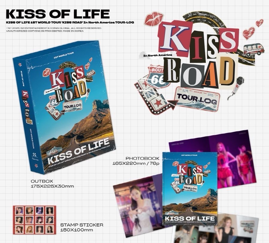 KISS OF LIFE - IN NORTH AMERICA TOUR-LOG 首次世巡演唱會