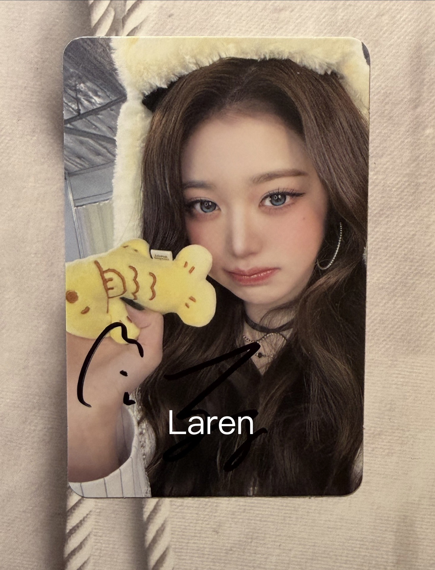 現貨當日出貨/IVE SECRET hl 2.0 簽售卡 鯽魚餅ver.員 中簽卡員