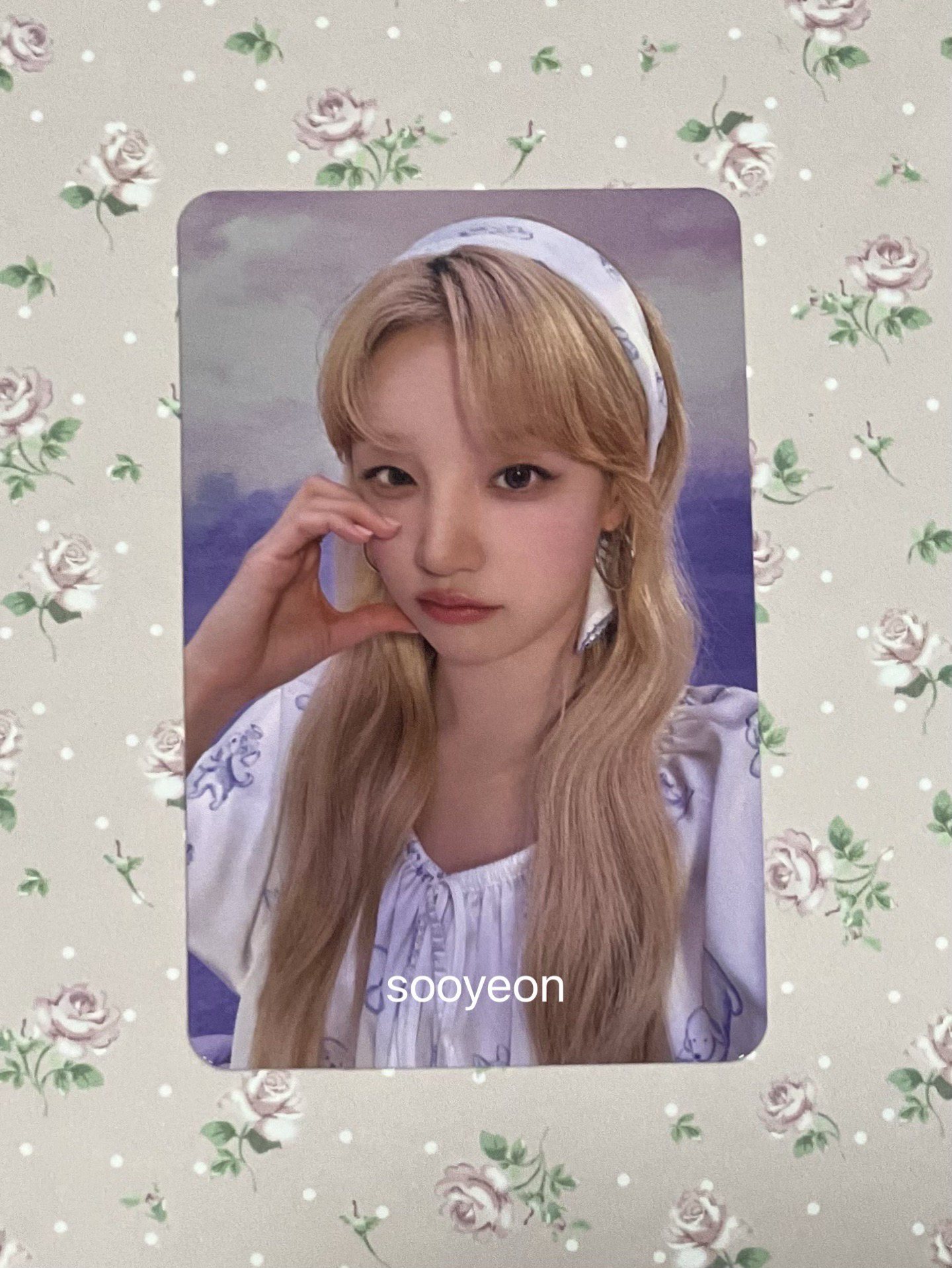 宋雨琦TBH代言卡