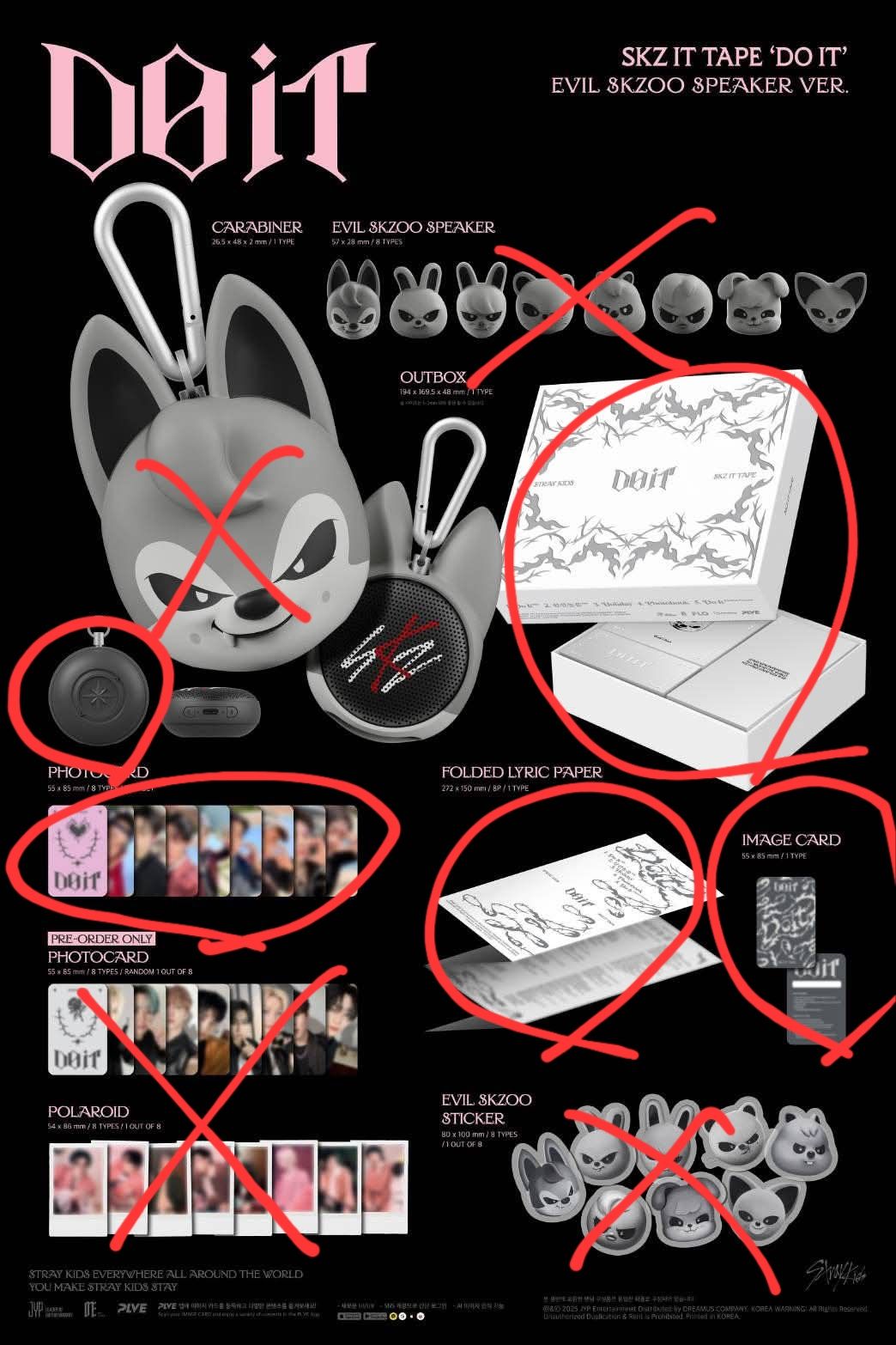 DO IT 專輯 Evil SKZOO Speakerver.