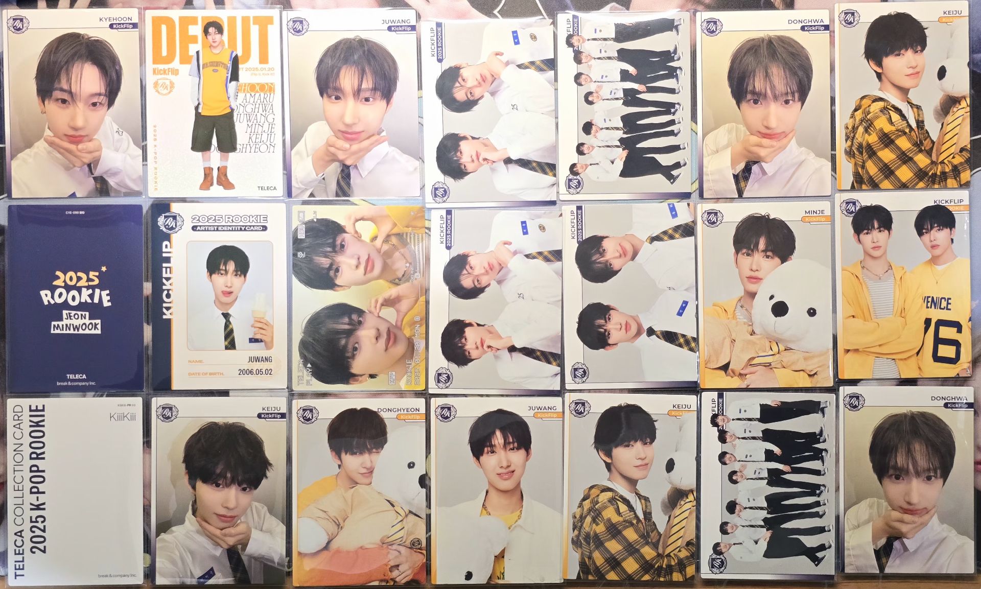 KickFlip TELECA 收藏卡 19張