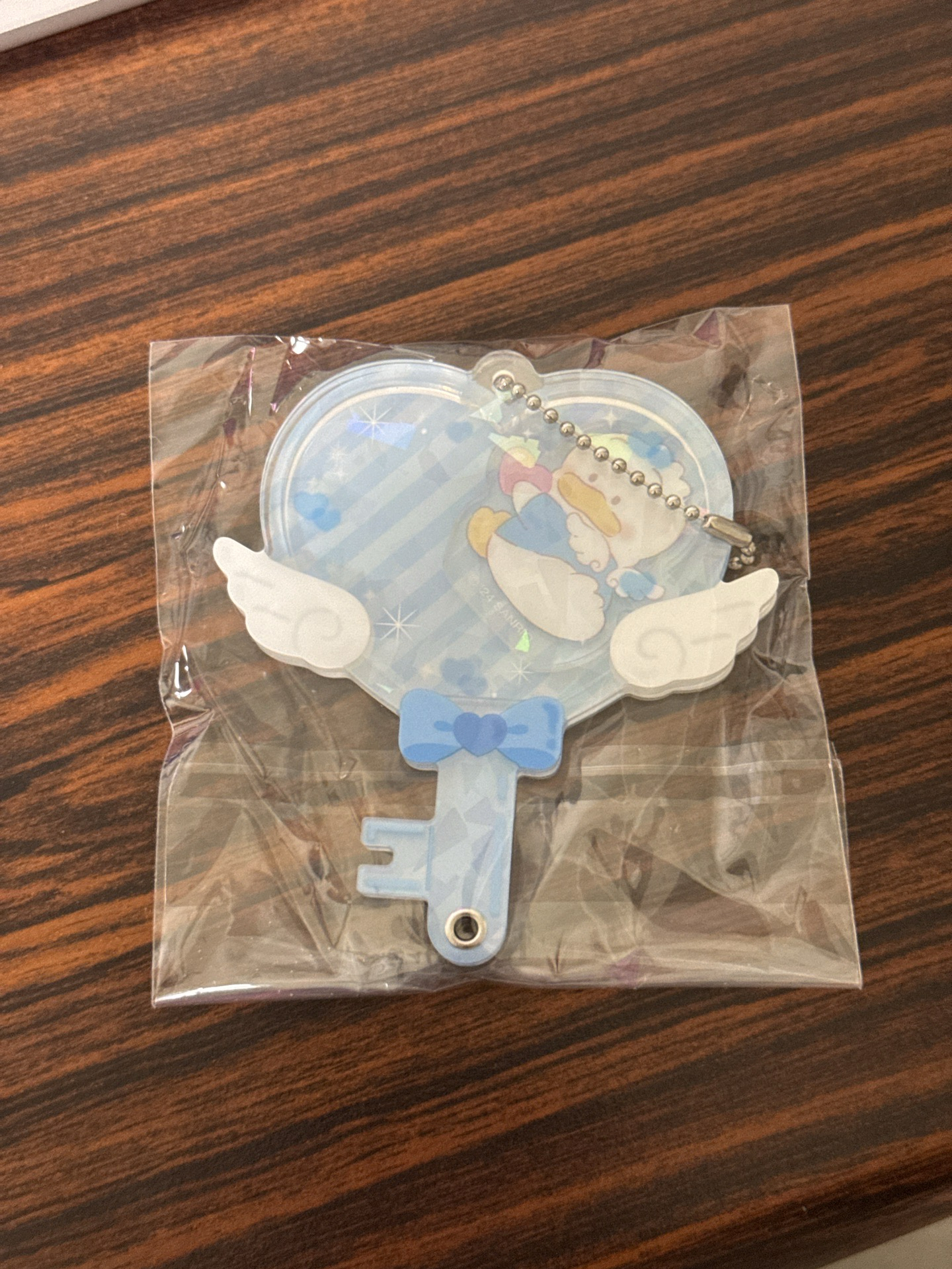 Sanrio 三麗鷗 貝克鴨 盲包吊飾 可放照片🩵