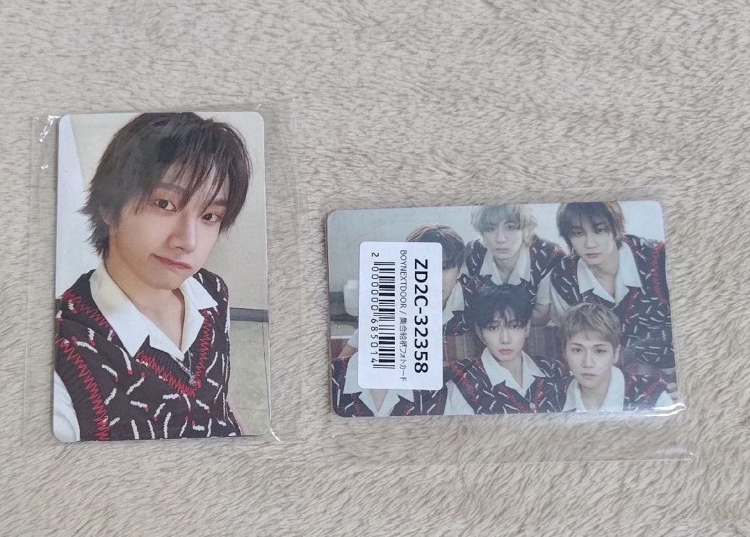 boylife環球單封特典一套含團卡