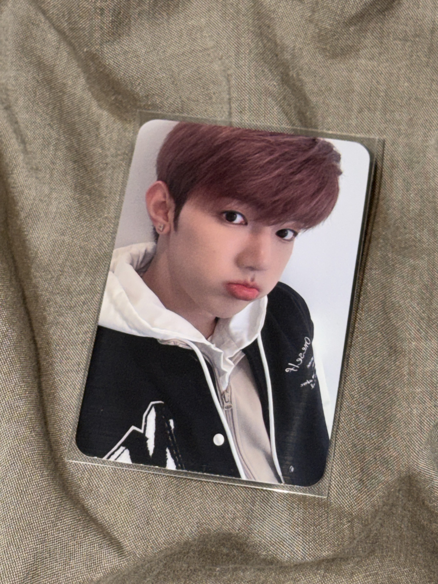 章昊 am 棒球外套 嘟嘴昊