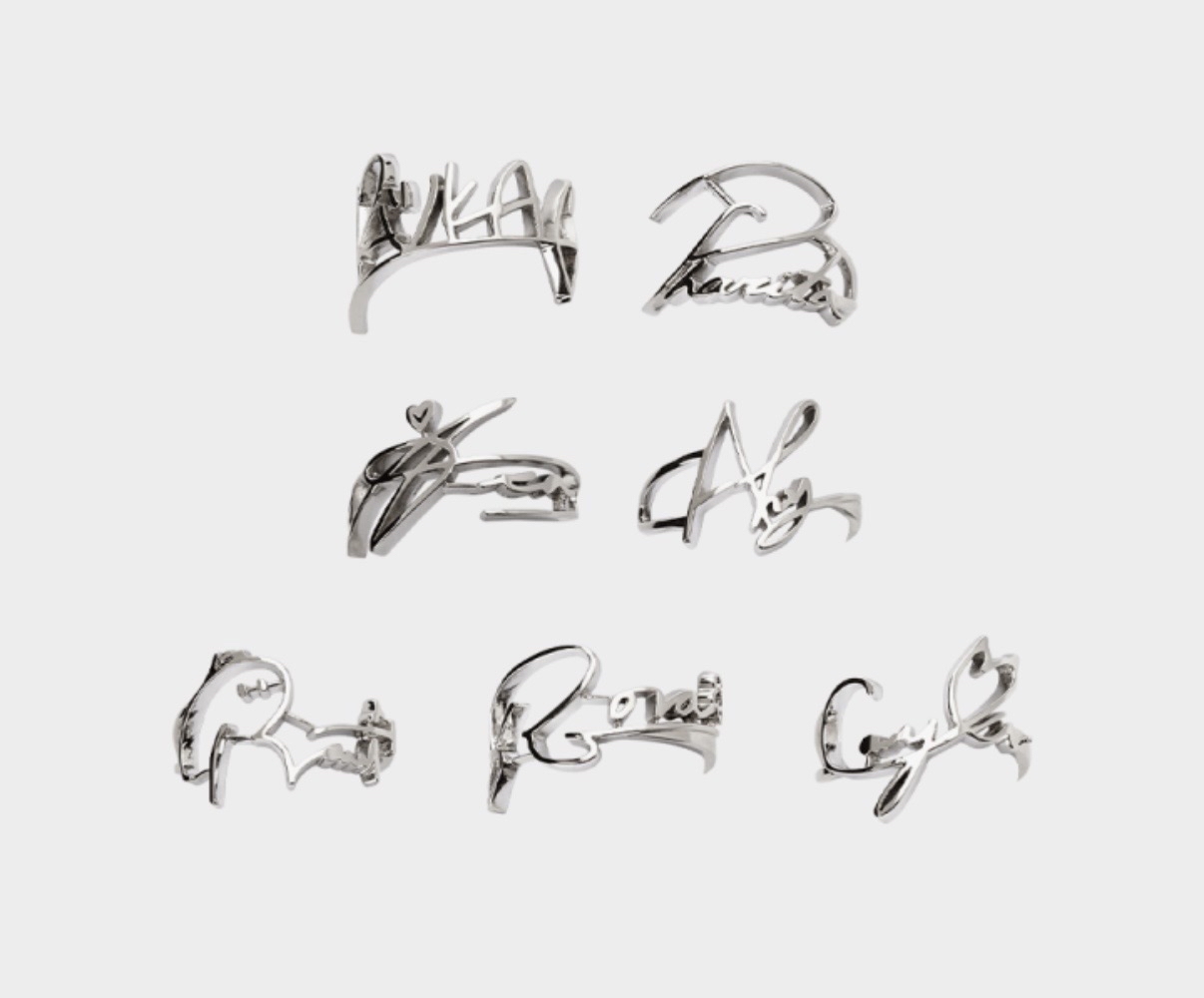 Babymonster FOREVER 戒指 簽名戒指 雅賢 ASA RUKA RORA RAMI