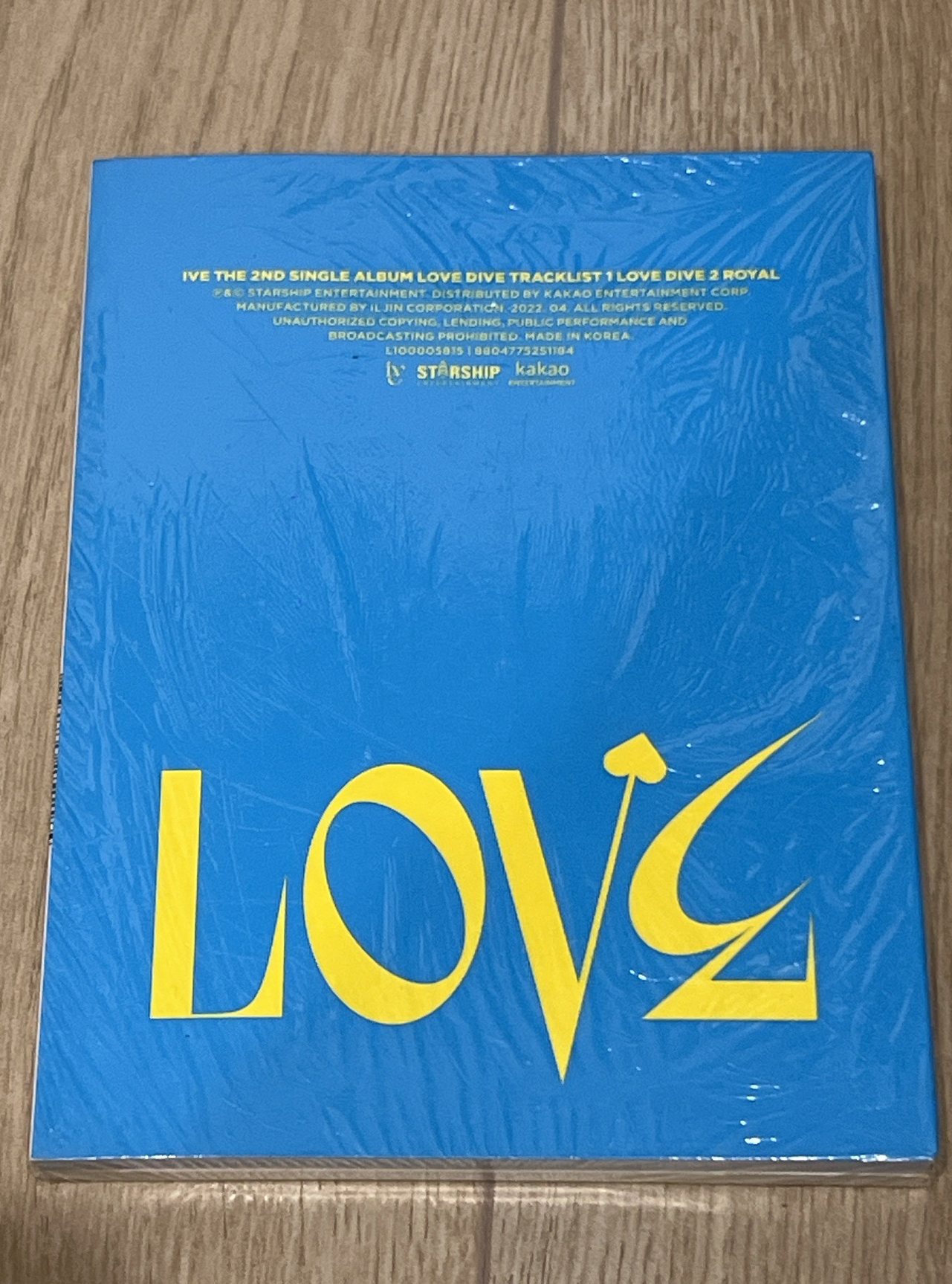 LOVE DIVE 藍(台灣現貨)