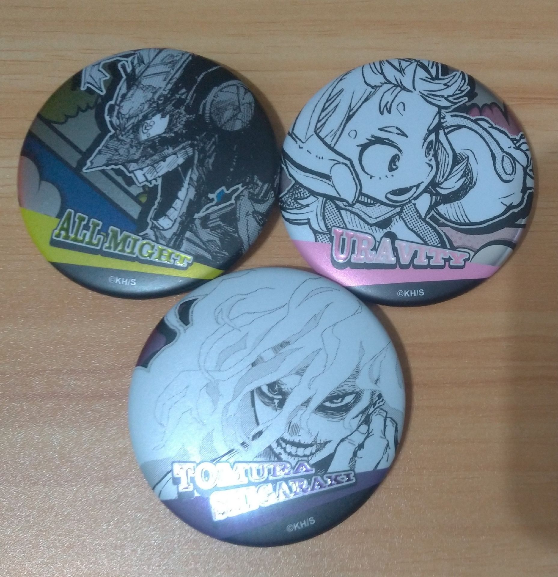 我的英雄學院麗日死柄木歐爾麥特二彈浮雕