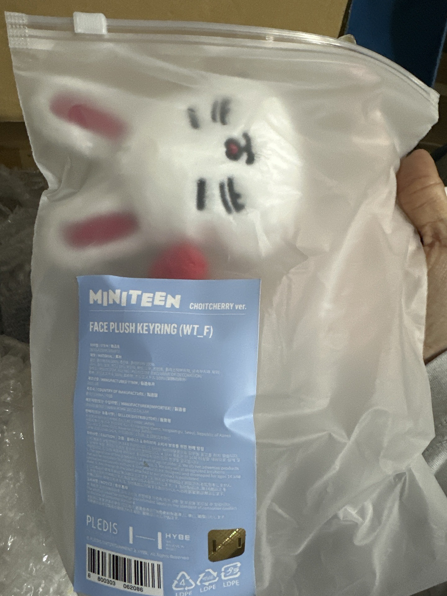 哲 崔櫻桃 大頭吊飾 日本快閃店購入