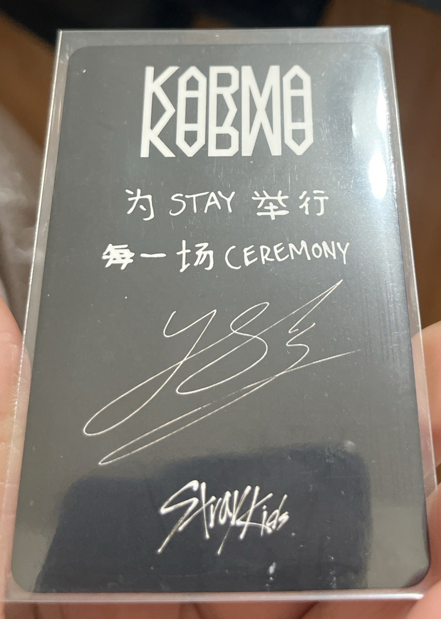 KARMA 星河中文卡背