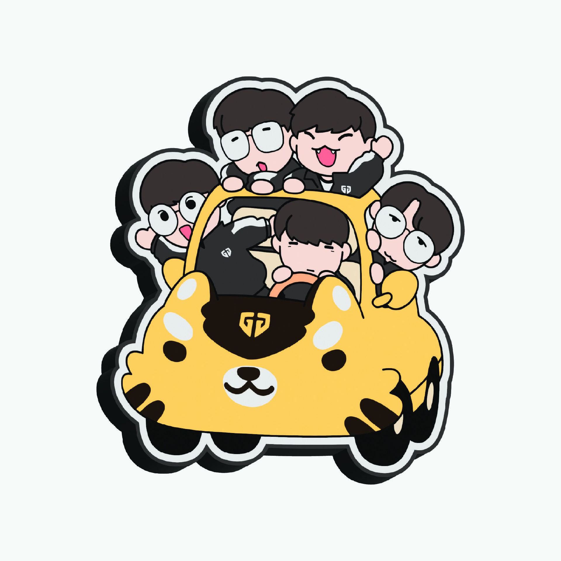 GenG @ 選手Q版軟磁鐵