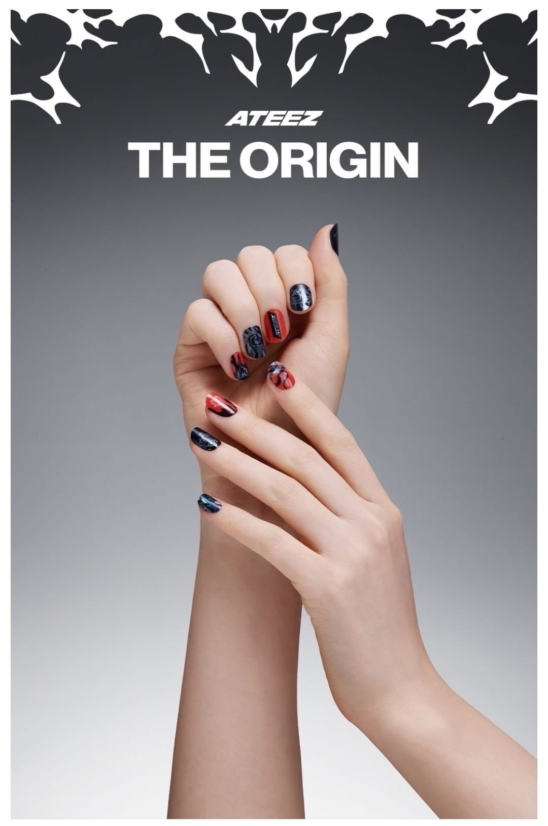 ATEEZ-fanplday 指甲貼 : THE ORIGIN(未拆）