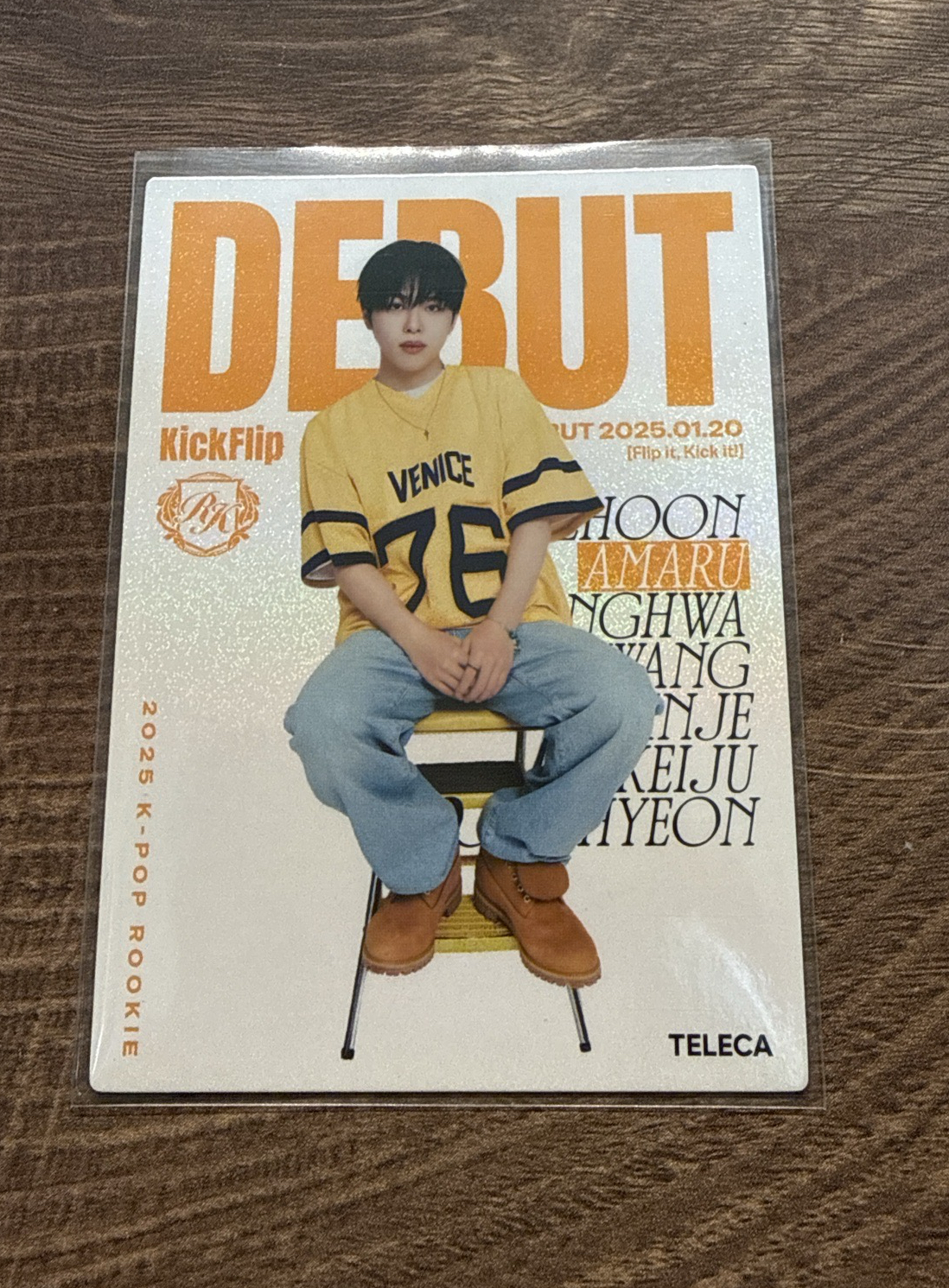 TELECA COLLECTION CARD 2025 K-POP ROOKIE