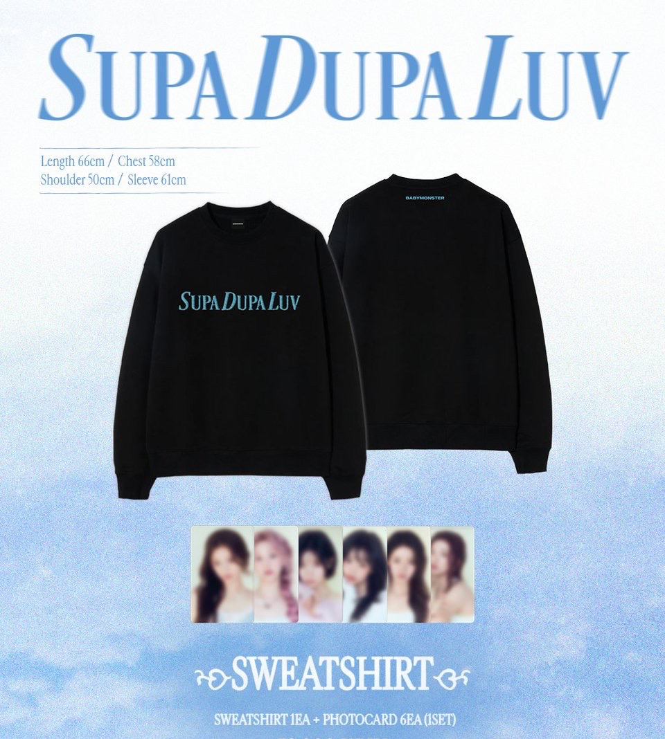 BABYMONSTER｜🇰🇷SUPA DUPA LUV 大學踢 全新未拆 無滿額卡