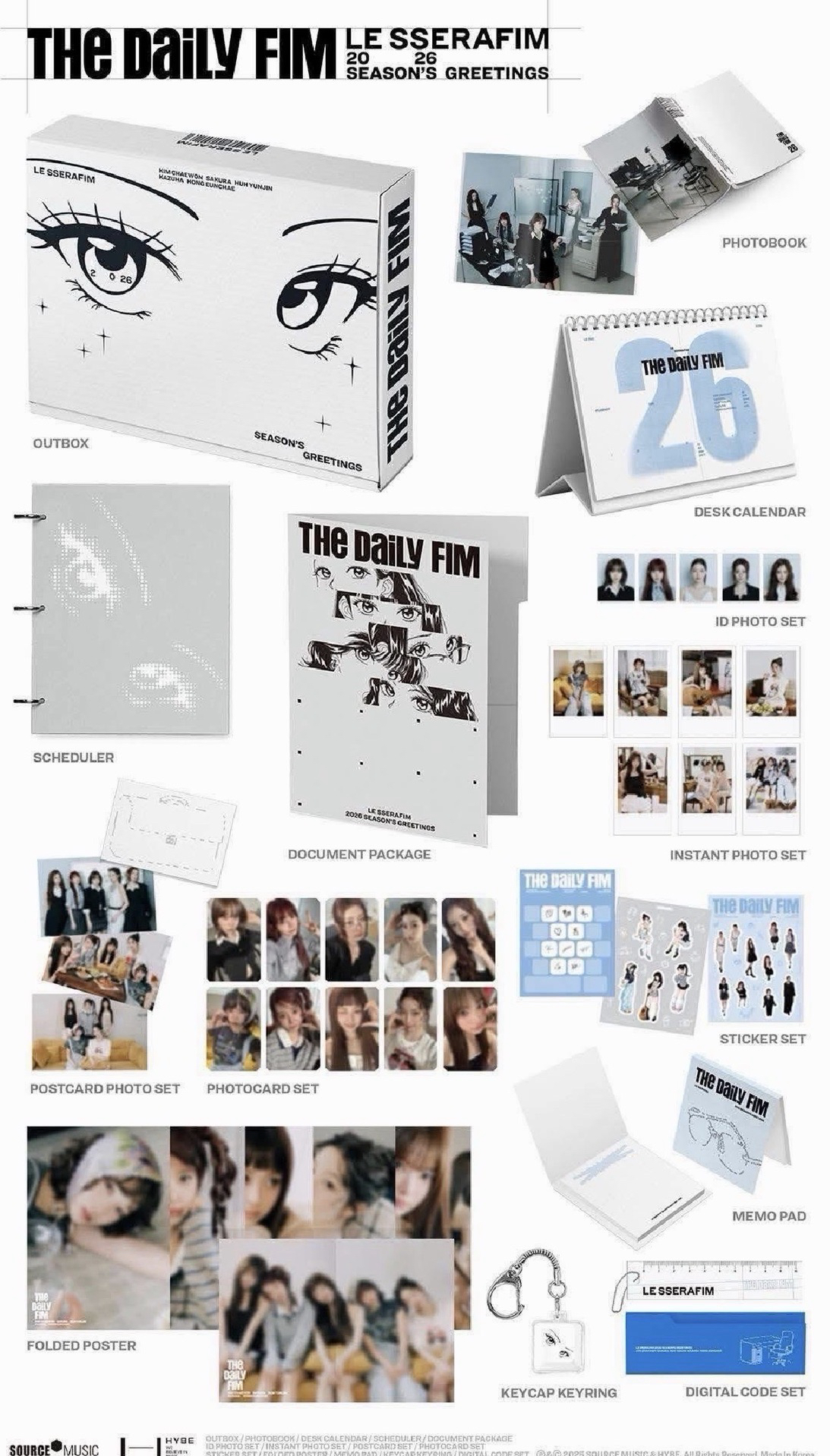 FIM 26’年曆 恩採Set 現貨