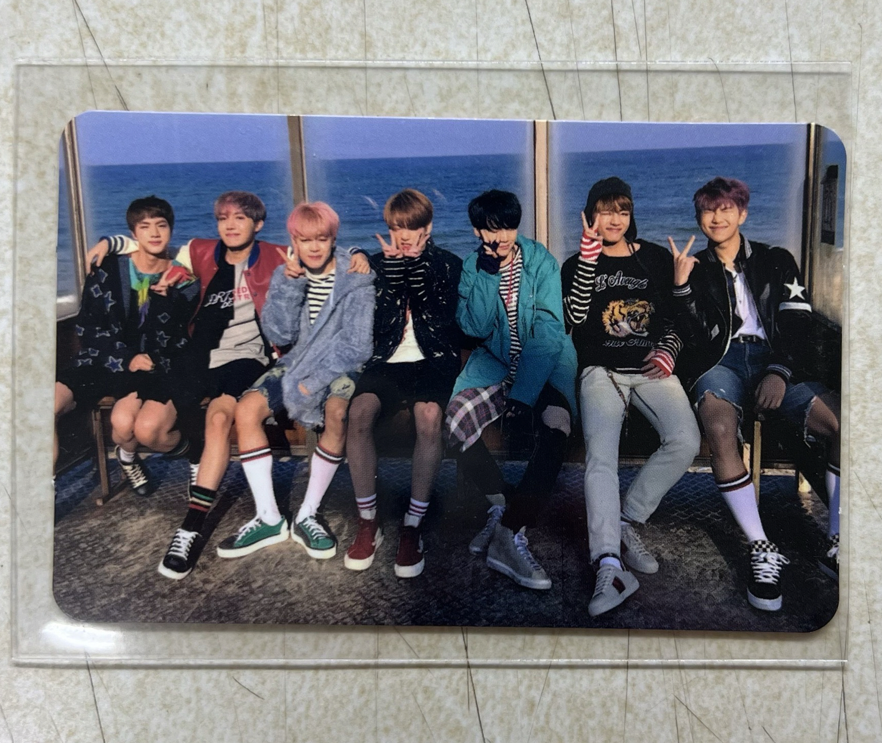 BTS 防彈春日 團卡