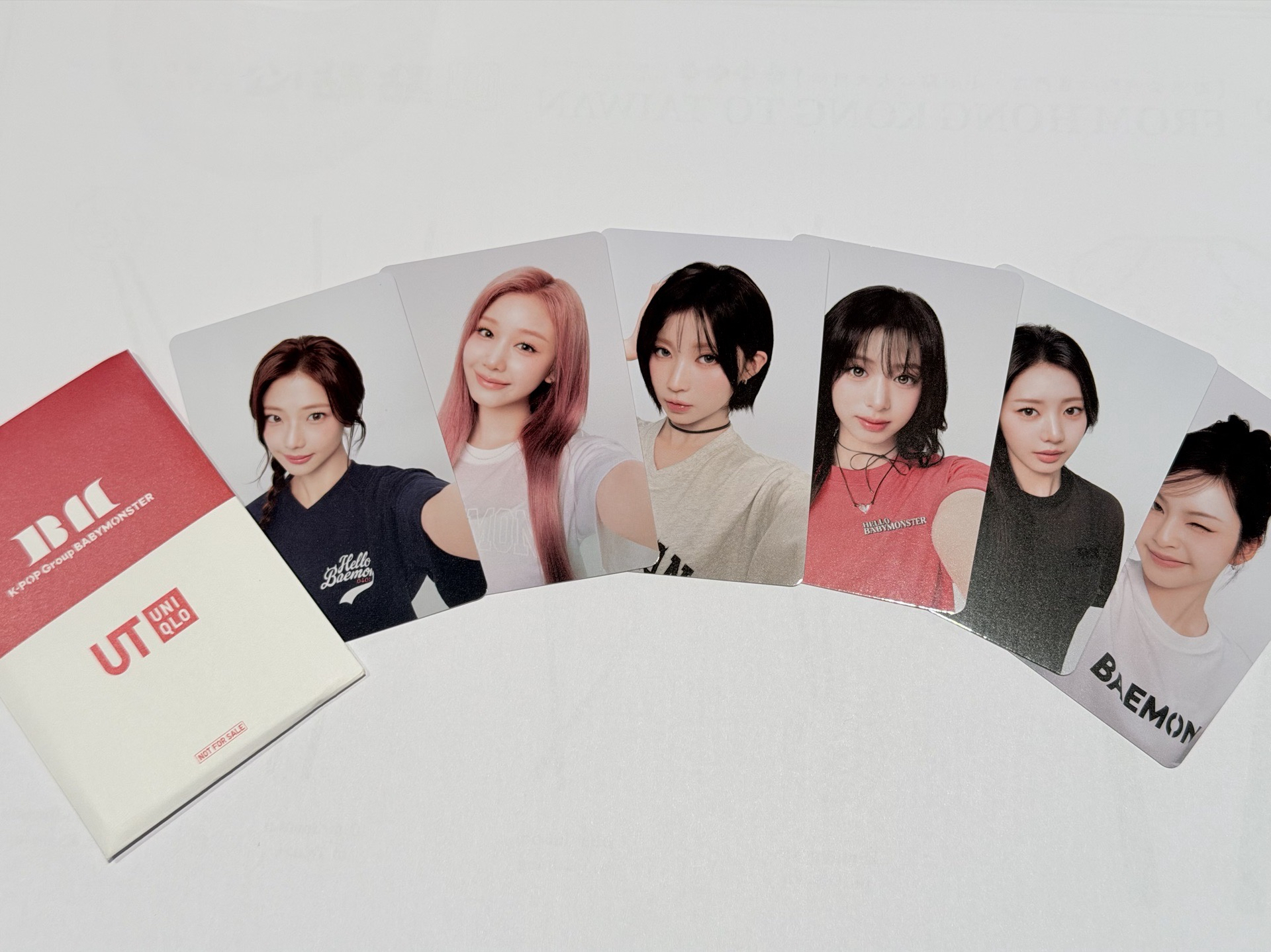 Babymonster UNIQLO 代言卡 現貨