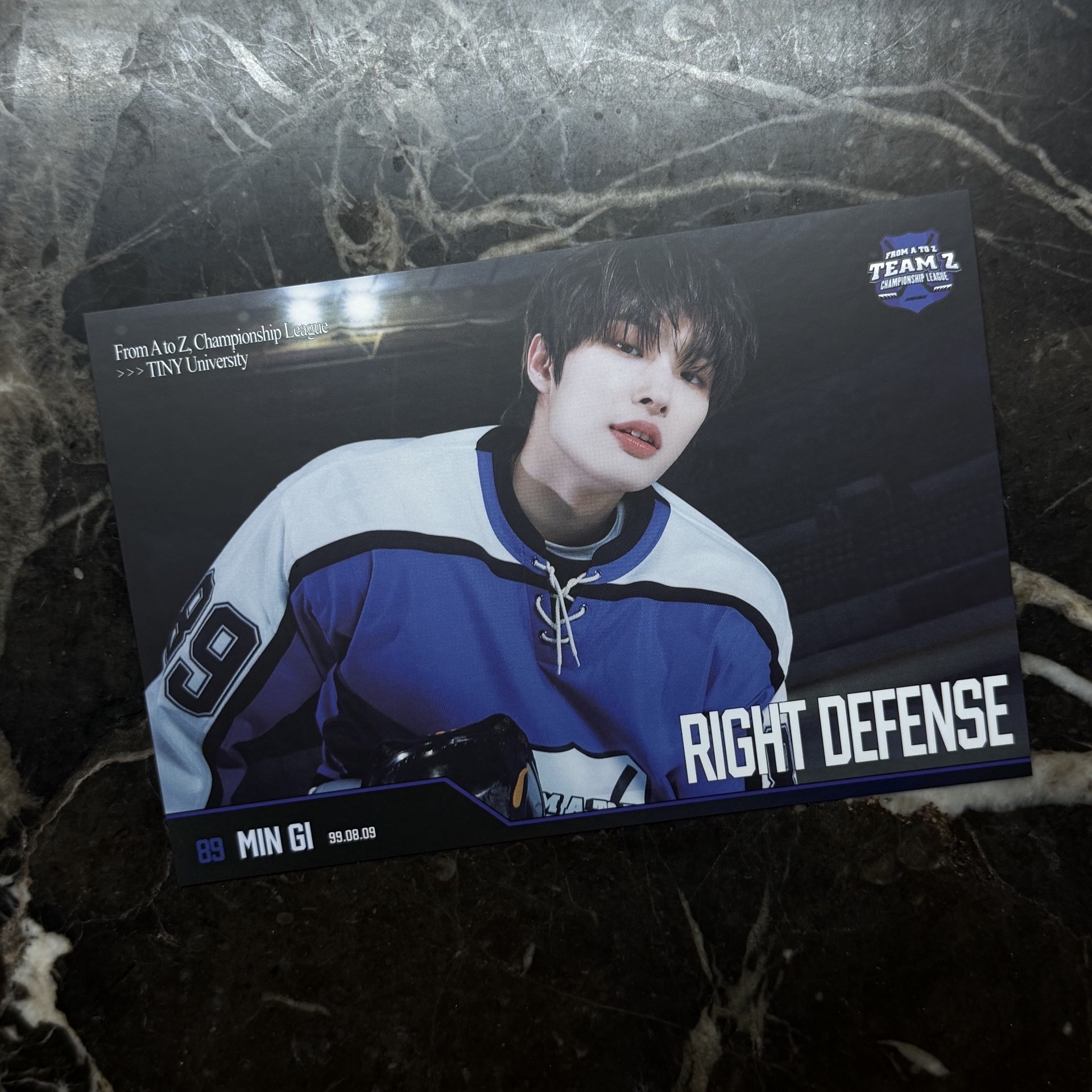 ATEEZ 宋旼琦 MINGI 五期會員禮 明信片