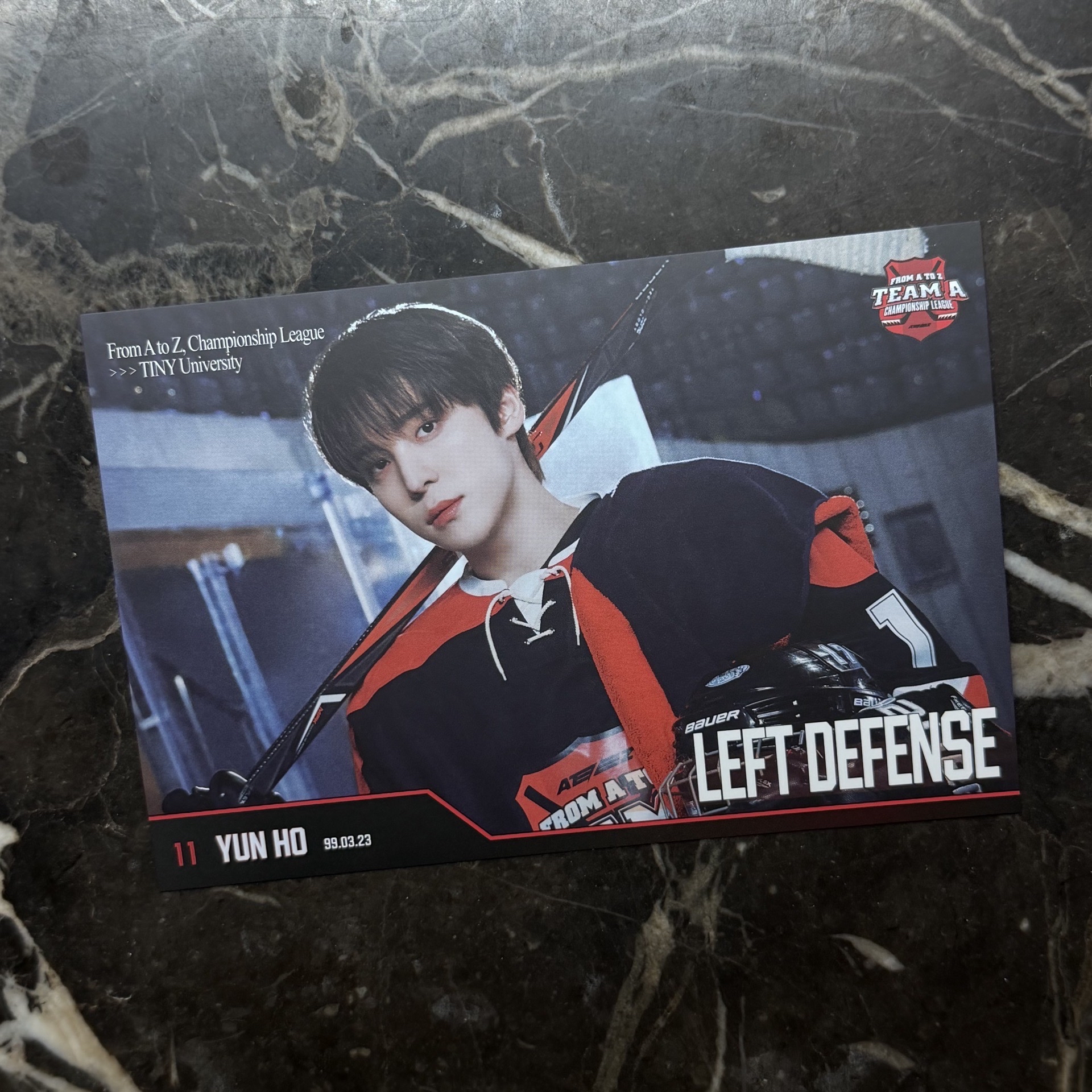 ATEEZ 丁潤浩 YUNHO 五期會員禮 明信片