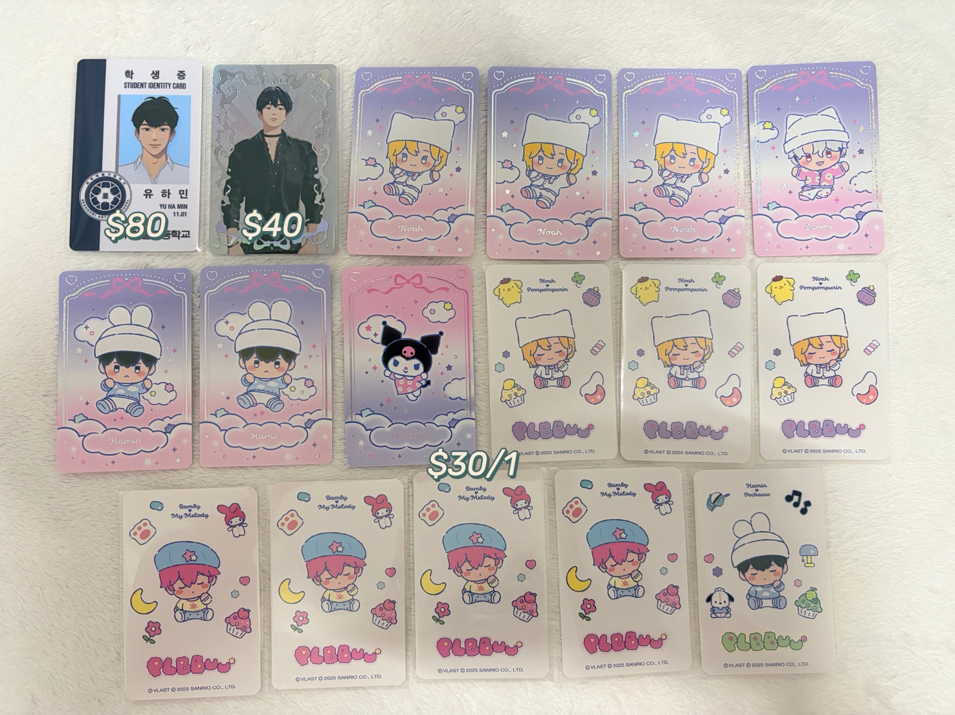 PLAVE 💙24生日禮小卡/迷二阿拉丁