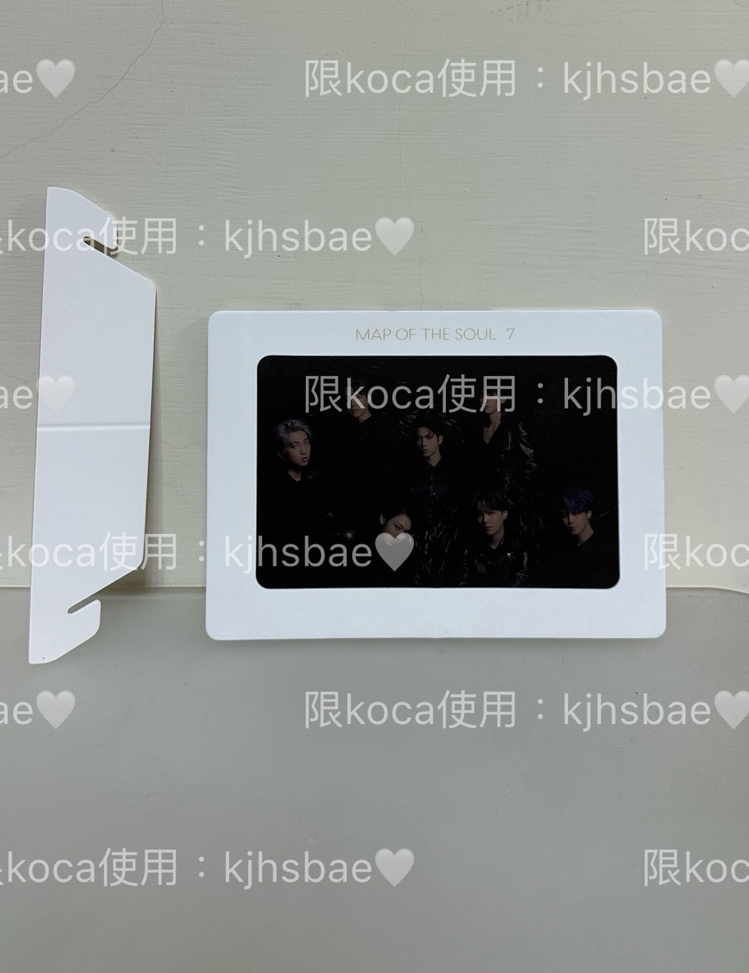 BTS防彈 MOTS 黑天鵝國卡 