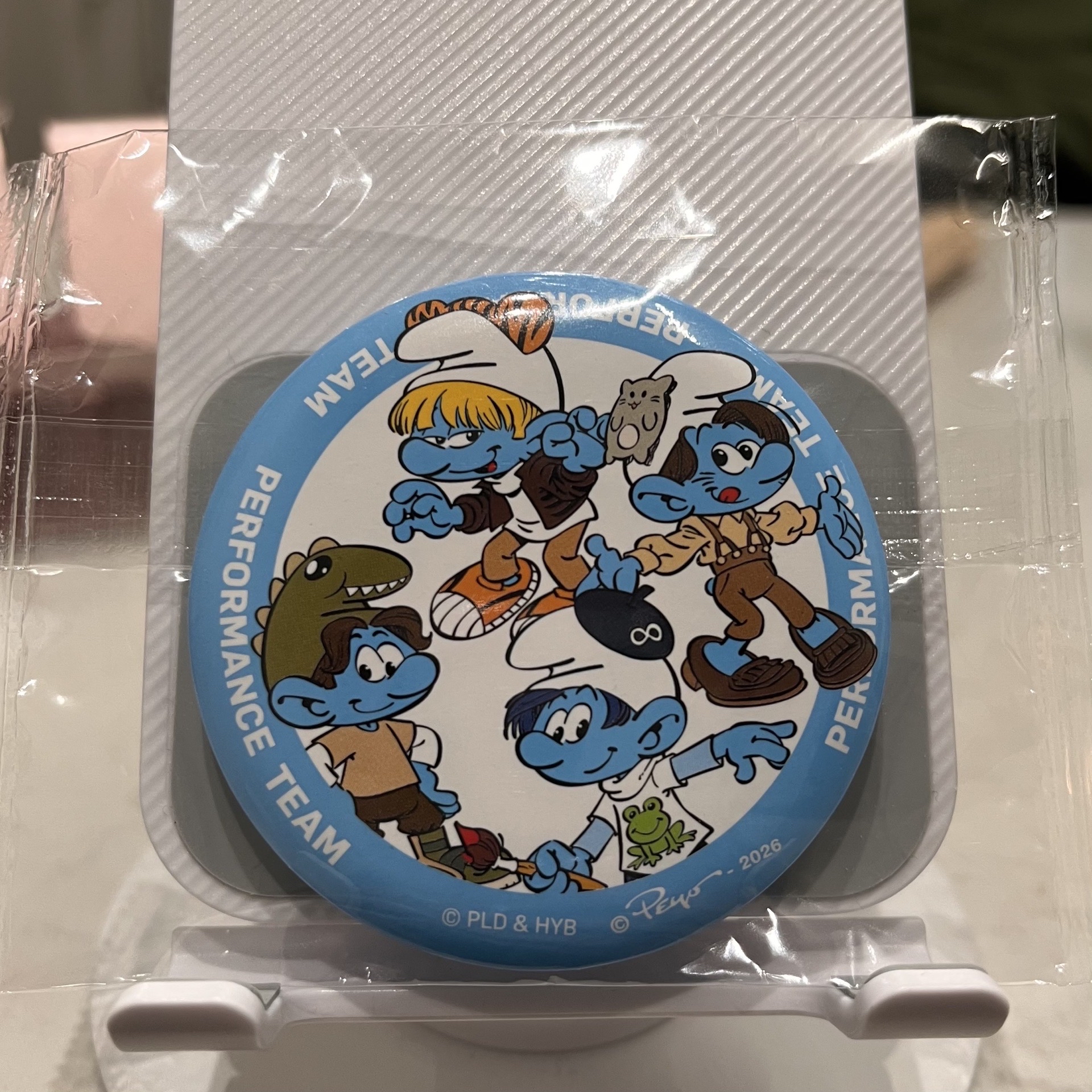 表演隊 藍色小精靈聯名徽章