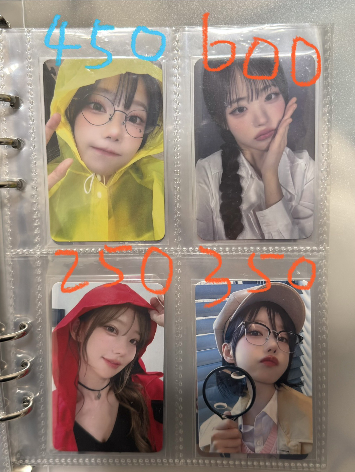 QWER小卡盤（有附娜的手燈裝飾）