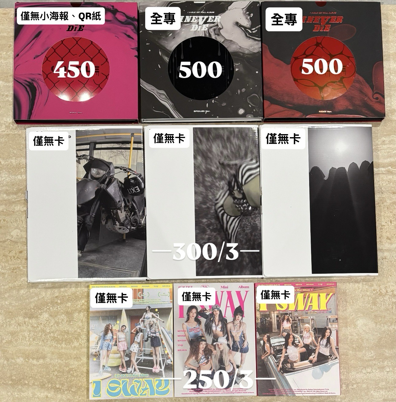 Idle正規一專輯小盤