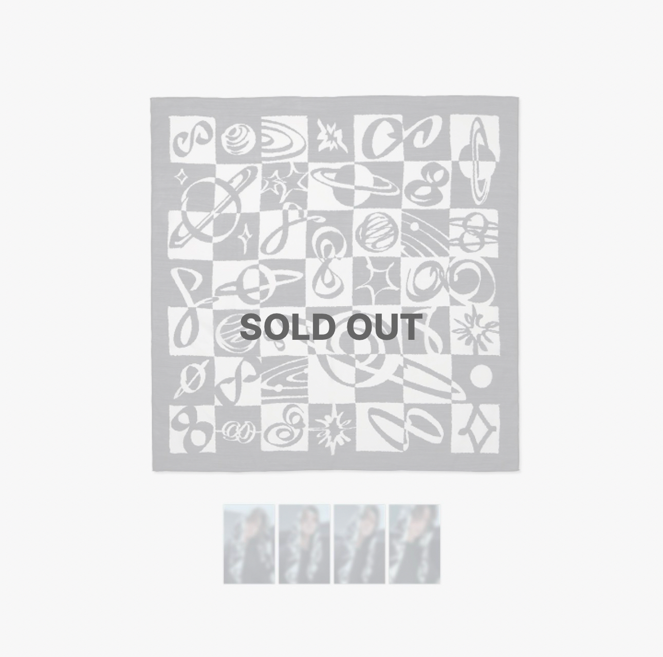 八 生日禮盒ver.5 SCARF-8 stars 圍巾 小卡 全套