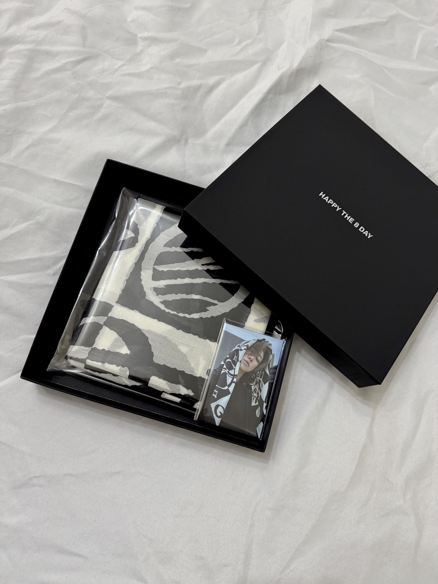 八 生日禮盒ver.5 SCARF-8 stars 圍巾 小卡 全套