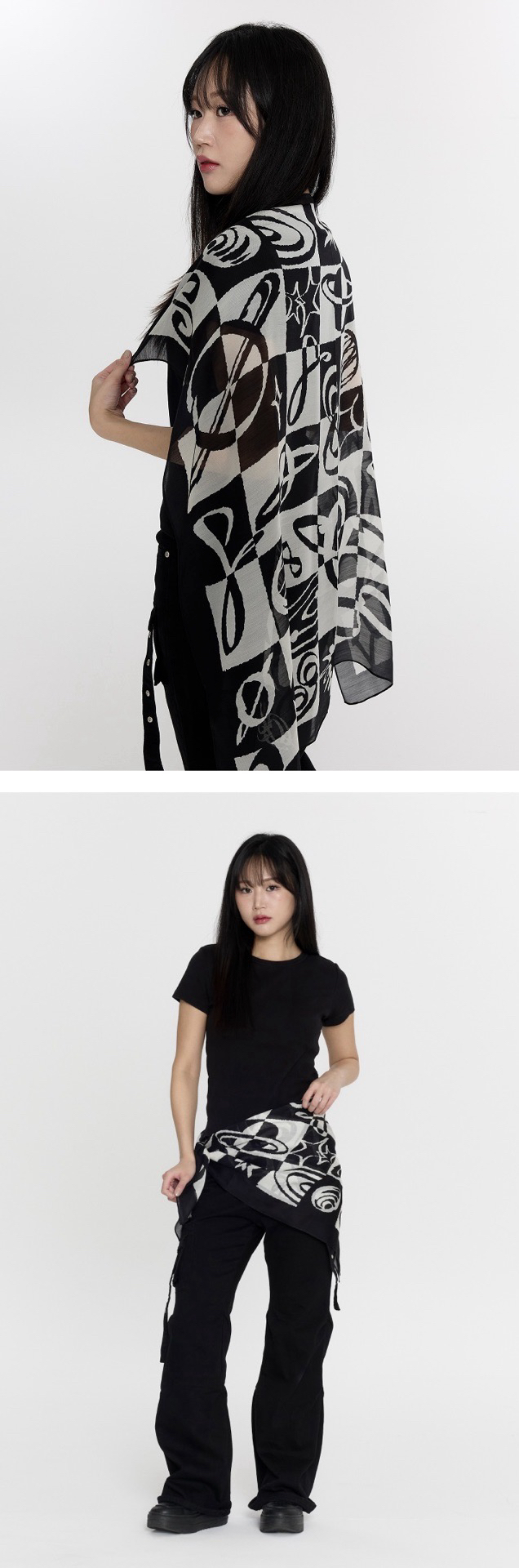 八 生日禮盒ver.5 SCARF-8 stars 圍巾 小卡 全套