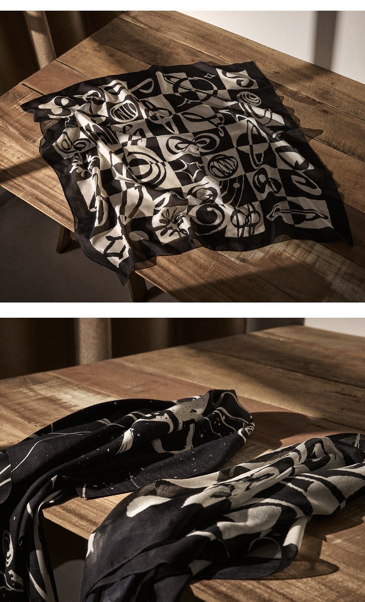 八 生日禮盒ver.5 SCARF-8 stars 圍巾 小卡 全套