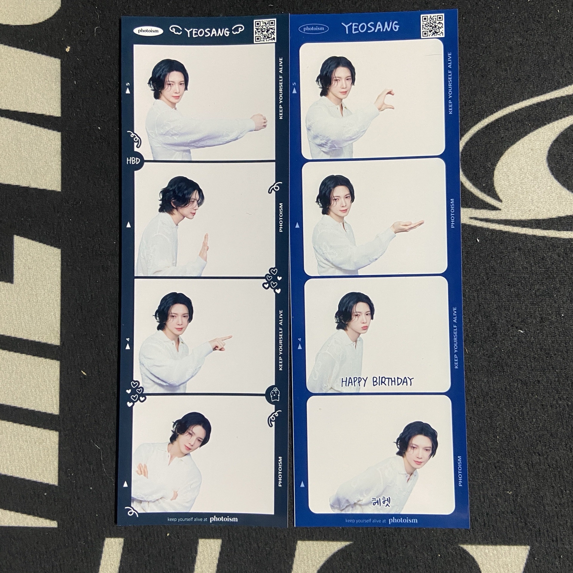 尚生日四格各一張