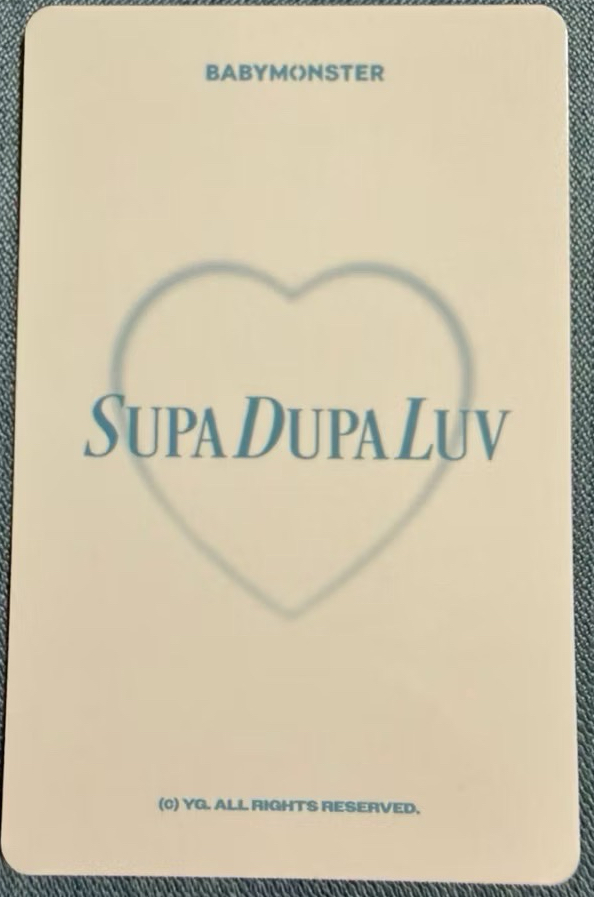 全新官方正版 babymonster PSYCHO 台北快閃 滿額卡 小卡 Ruka