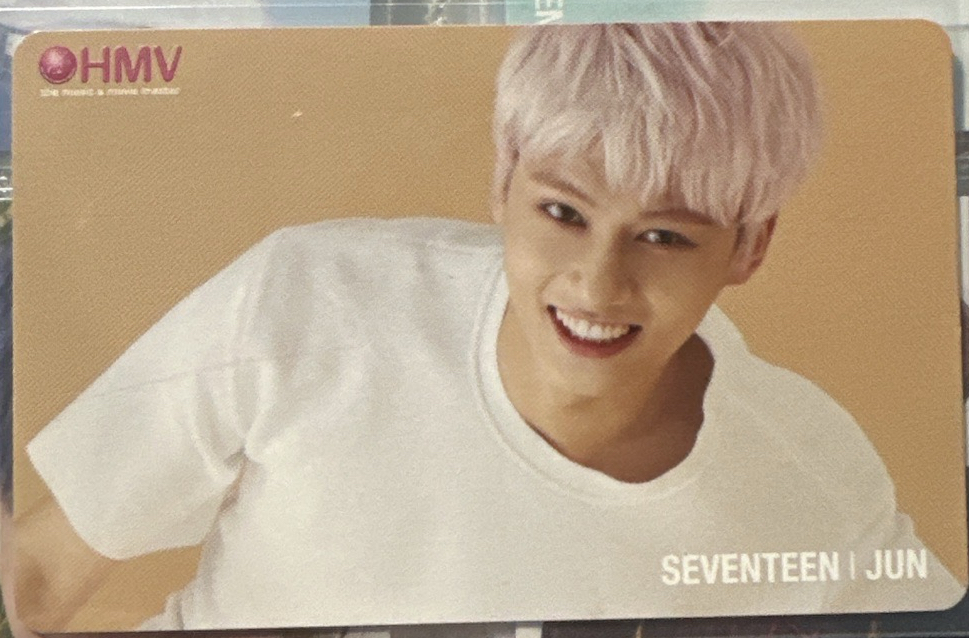SEVENTEEN JUN文俊輝 正規二 HMV特典卡