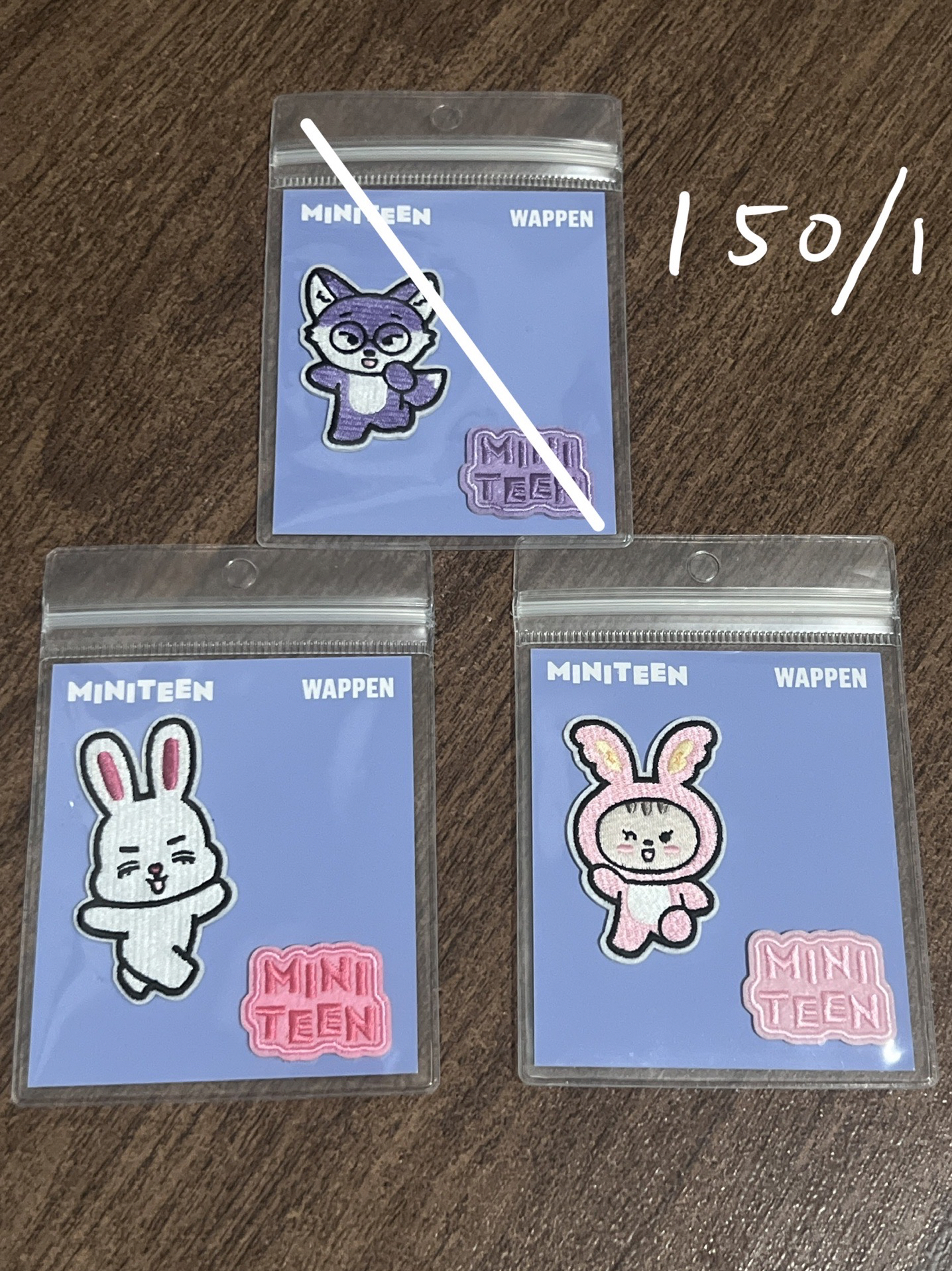 miniteen 哲/漢 魔鬼氈布章