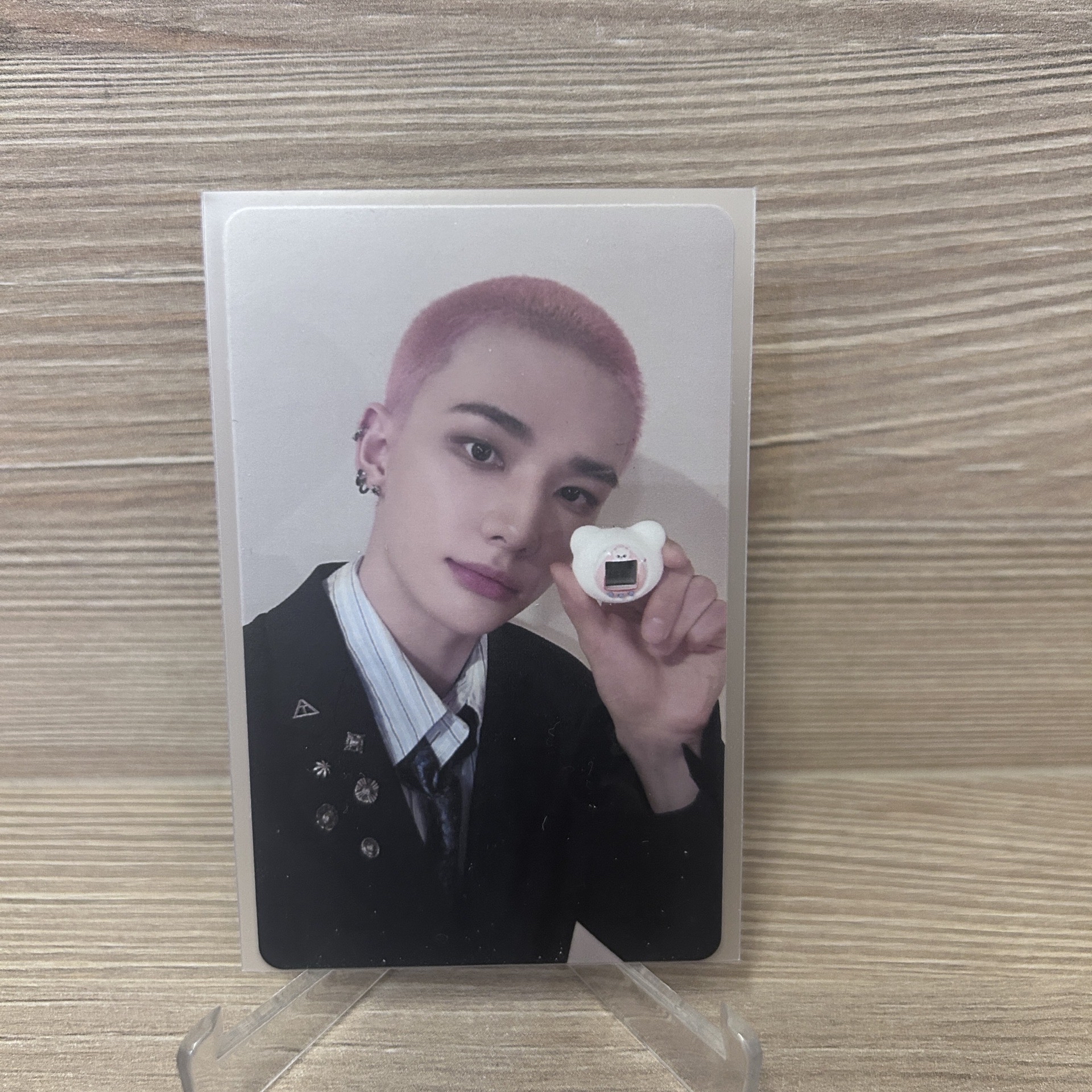 ｜STRAY KIDS｜🩵黃鉉辰Hyunjin — SKZOO x TAMAGOTCHI 電子雞 周邊卡 