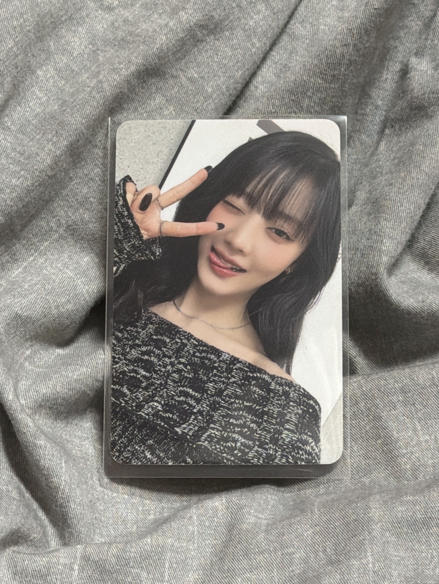 迷7 am比耶吐舌米妮（韓文卡背）