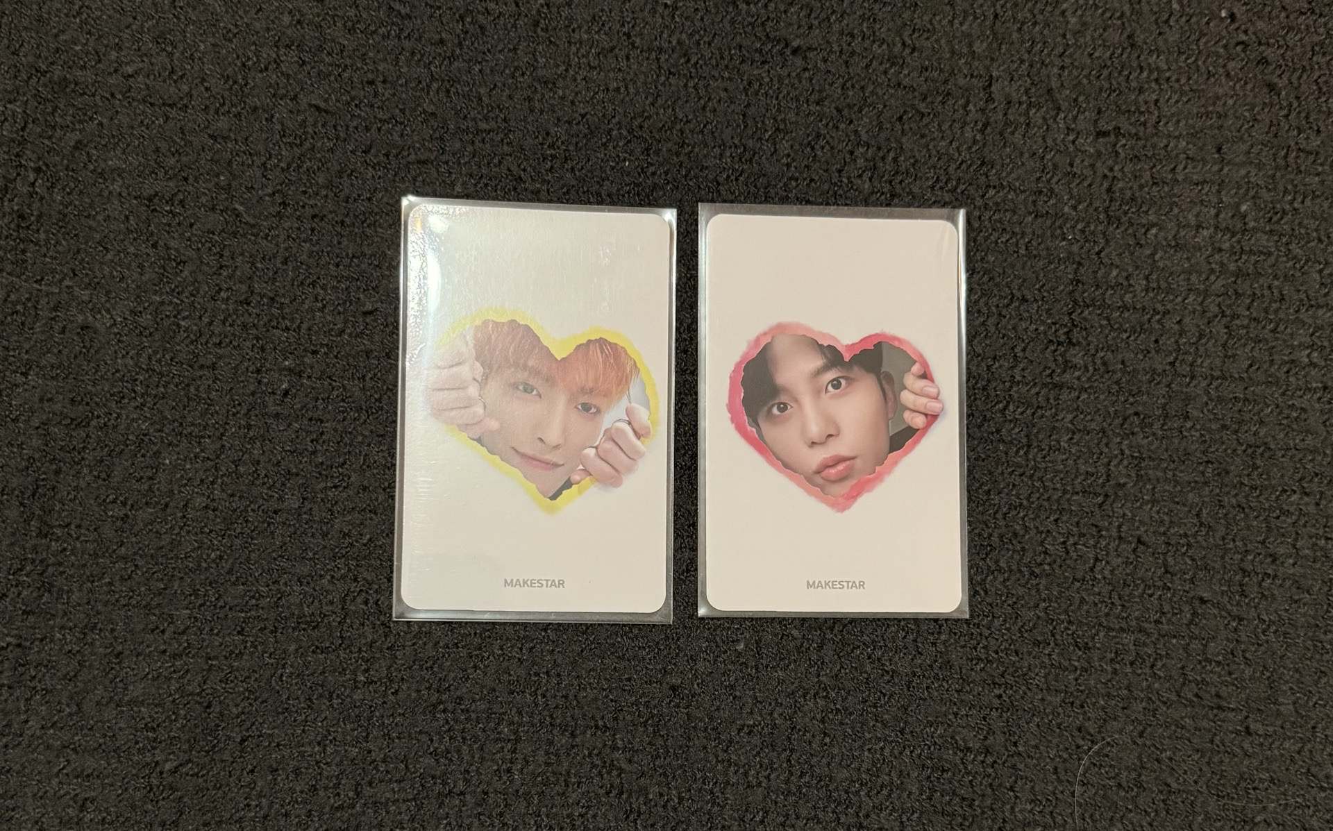 GH1 MS雙面臉頰愛心簽售卡