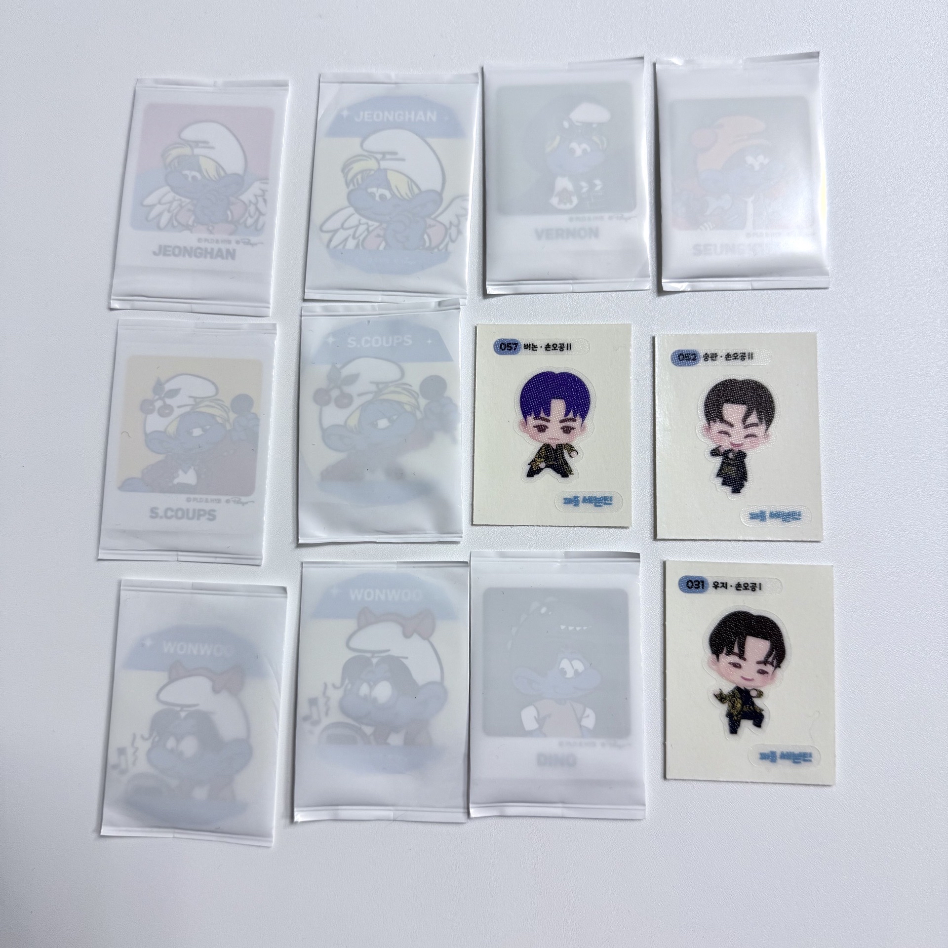 藍色小精靈貼紙-喆漢圓寛率燦