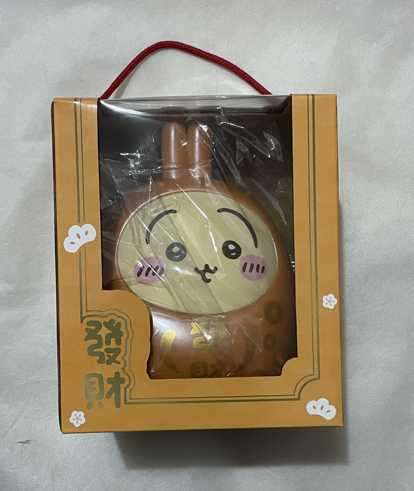 兔兔達摩造型存錢筒   