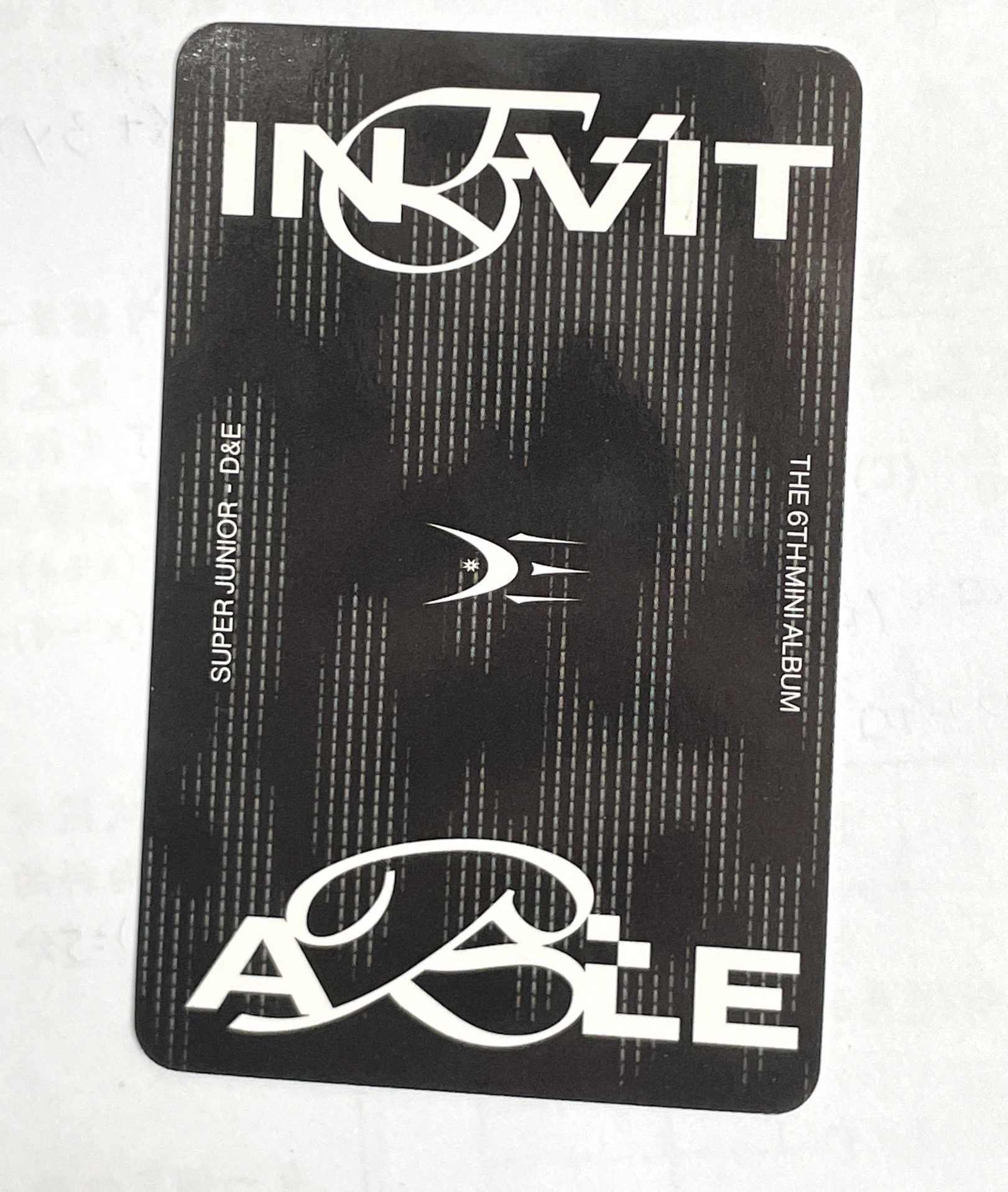 SJ D&E 迷6 專輯卡 