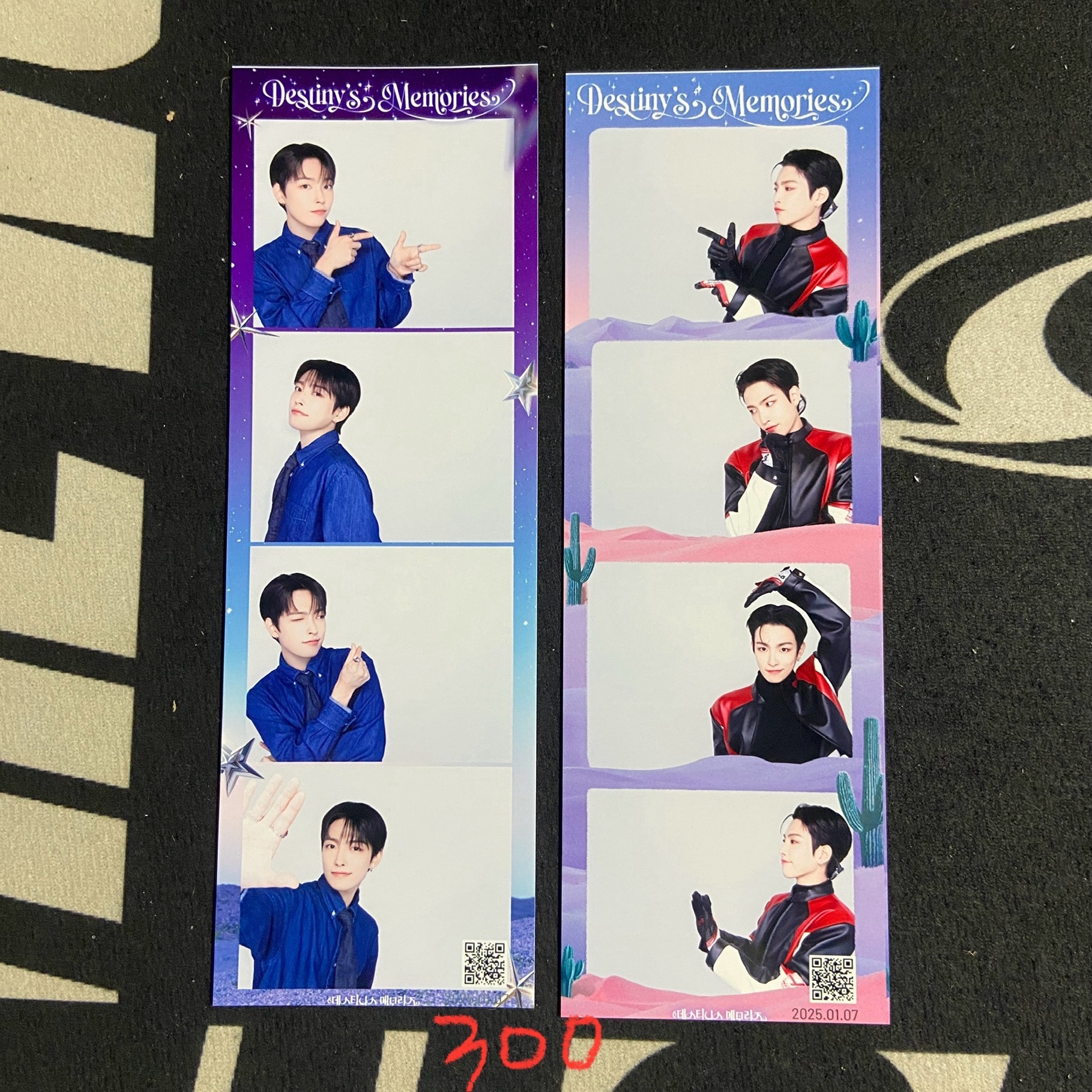 中展覽四格各一張