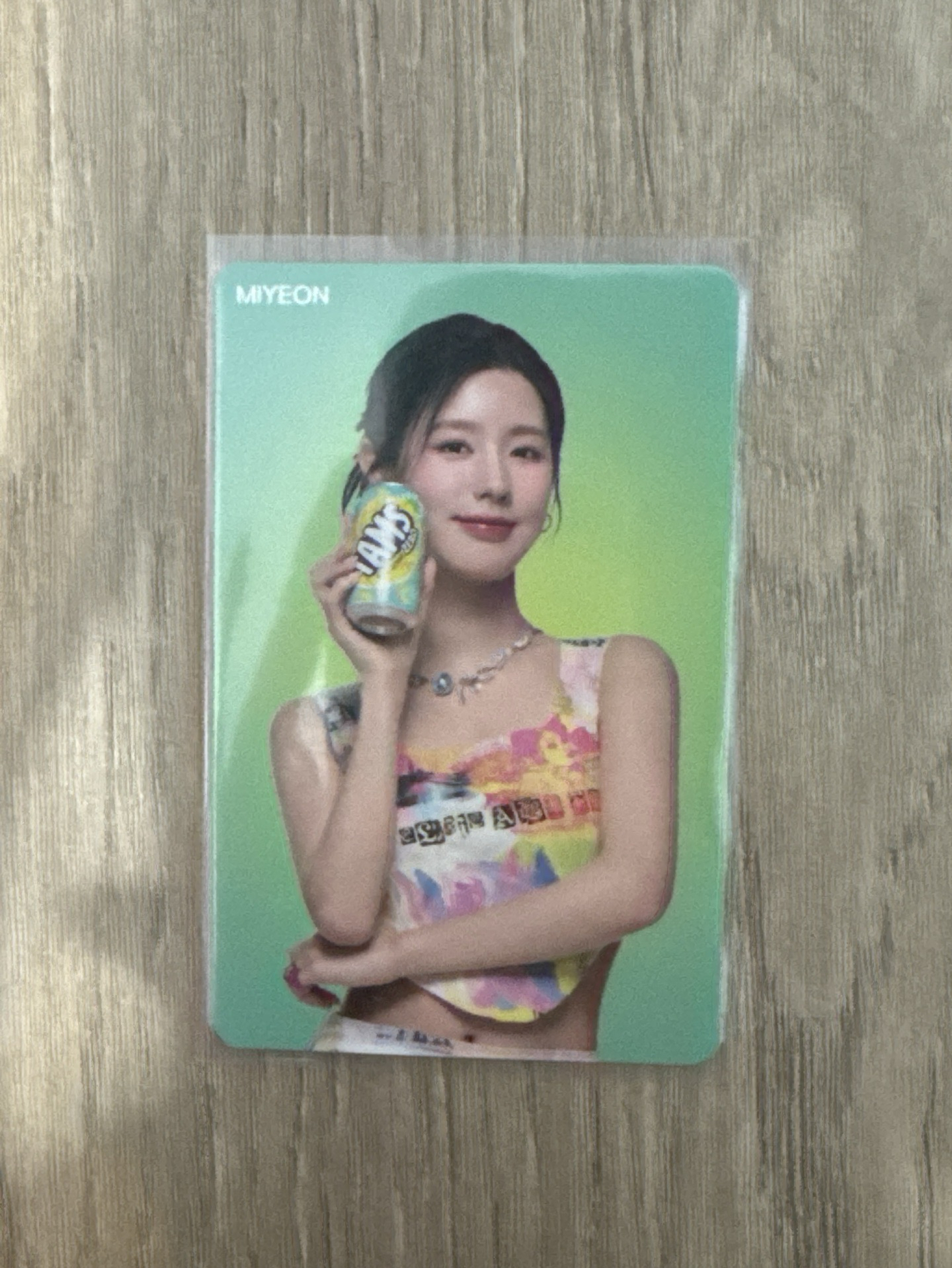 I-dle Miyeon 薇娟 麵飲料卡