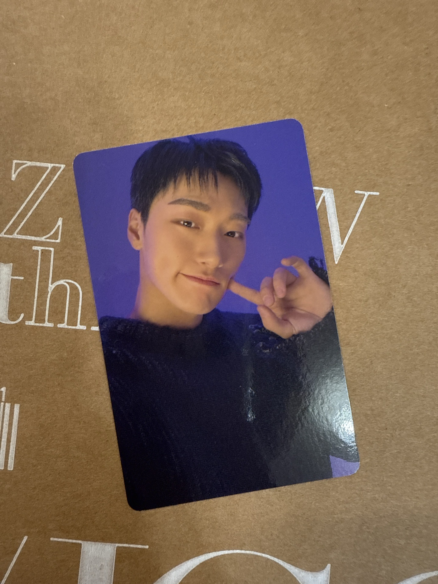 [ATEEZ] 崔傘 DICON 雜誌 背後手繪圖